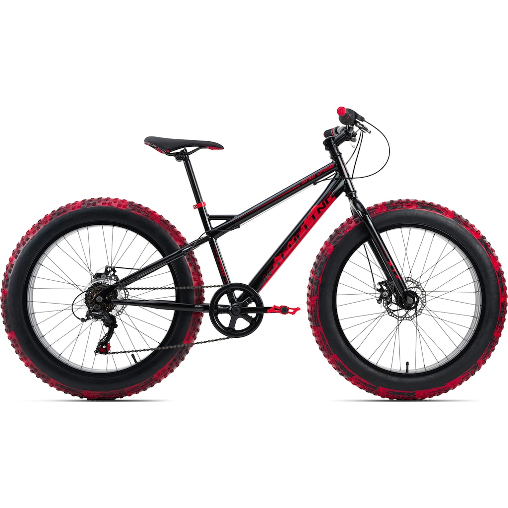 KS Cycling Fatbike »SNW2458«, 6 Gang, Shimano, Tourney Schaltwerk, Kettenschaltung