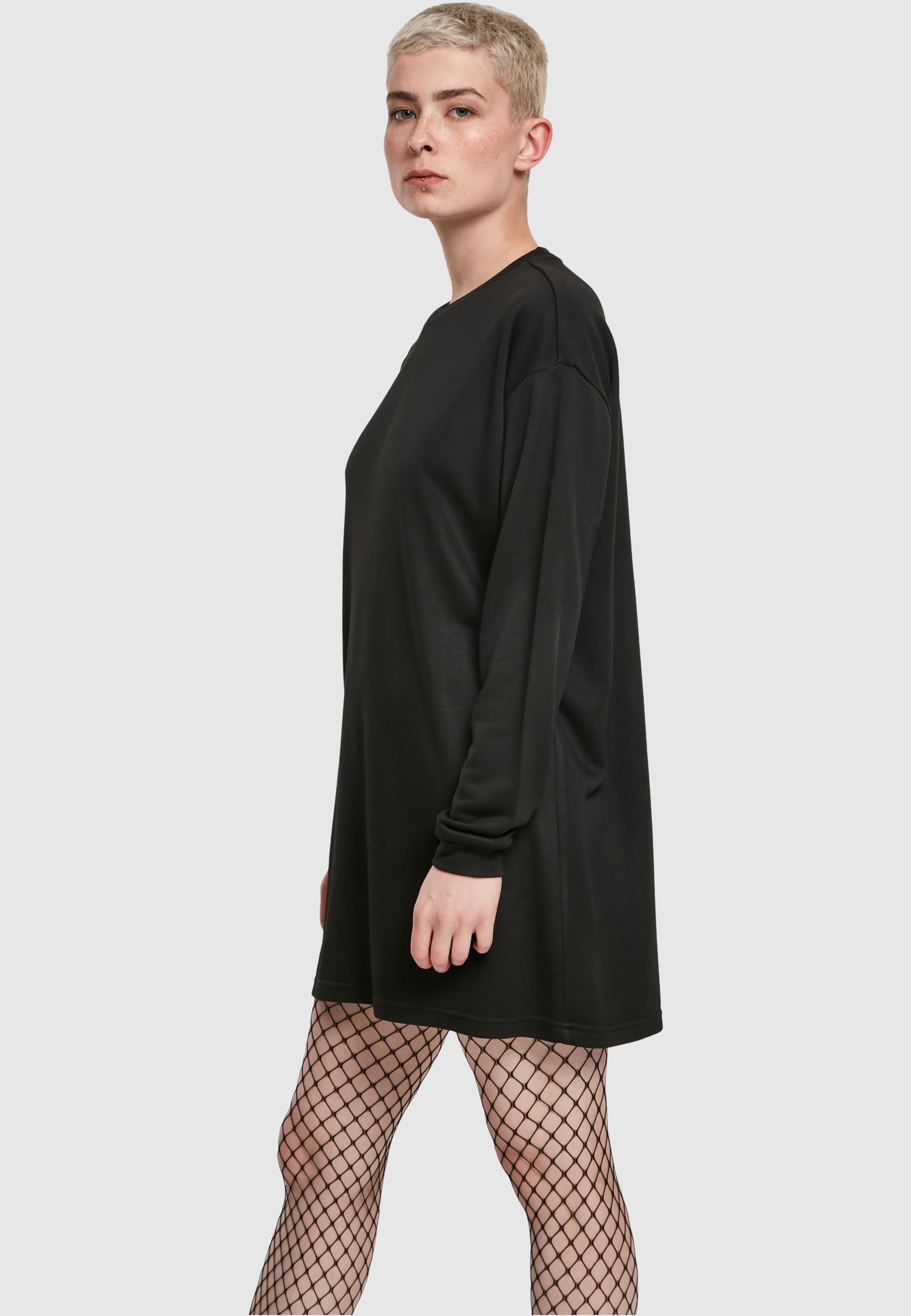 URBAN CLASSICS Shirtkleid »Urban Classics Damen Ladies Modal Terry Crew Dress«, (1 tlg.)