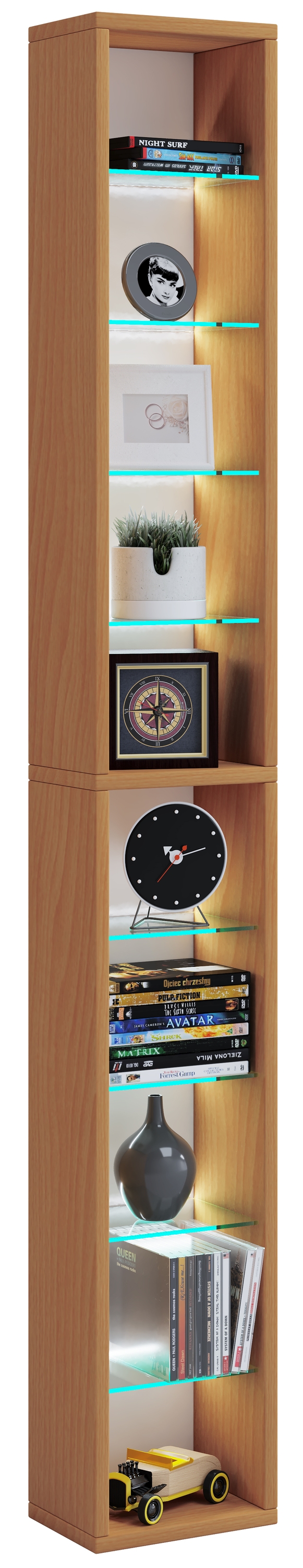 VCM Wandregal "VCM Holzregal hängend  platzsparendes Regal  Maße: H. 152 x günstig online kaufen