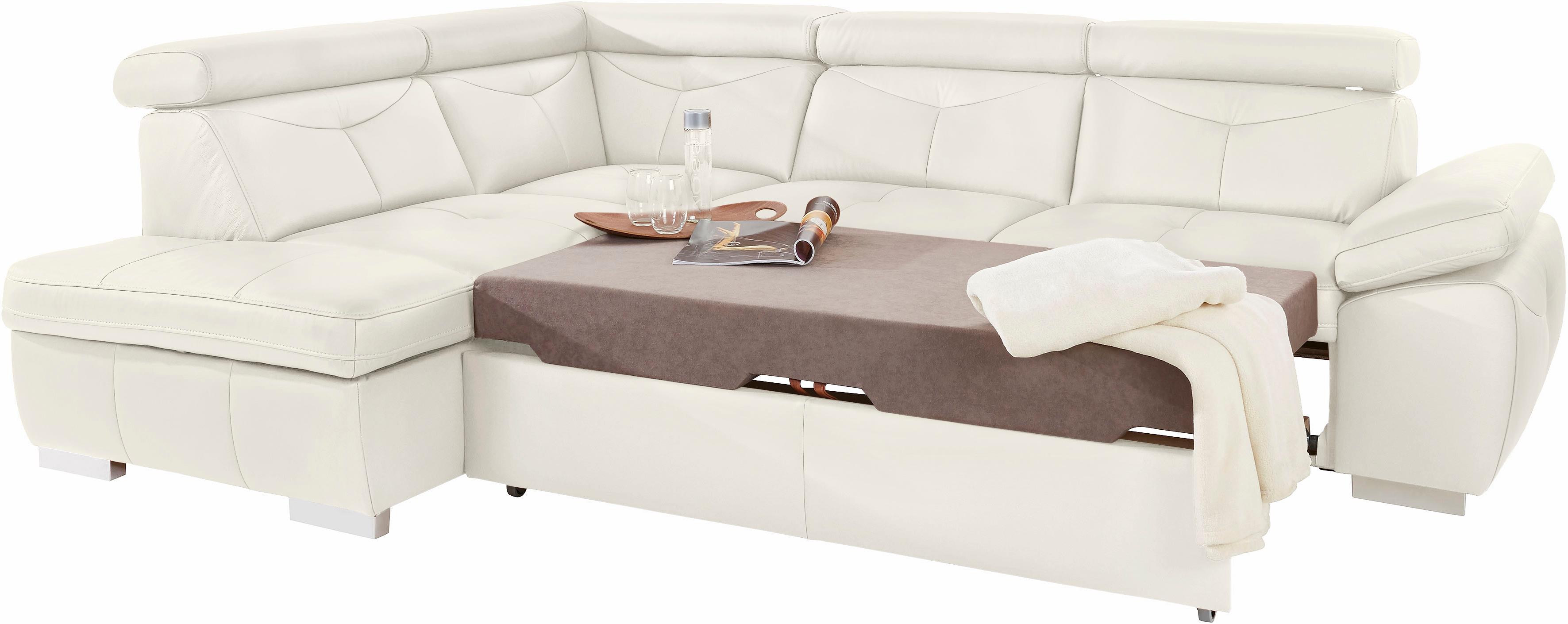 Thumbnail - exxpo - sofa fashion Ecksofa "Spring, super bequem und komfortabel mit Armteil- und Kopfteilfunktion" wahlweise mit Bett...