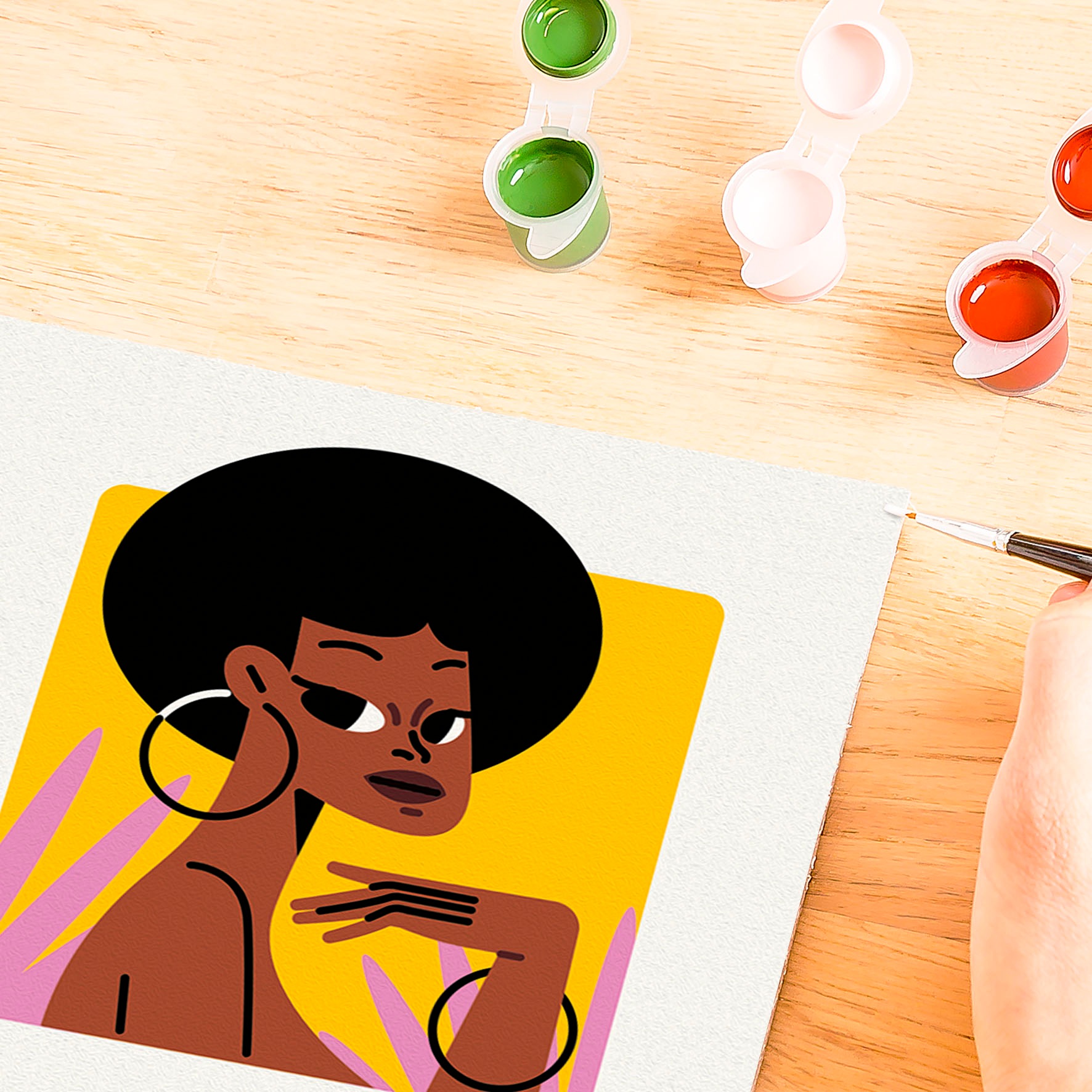 Ravensburger Malen nach Zahlen »CreArt, Damenportrait«, Made in Europe