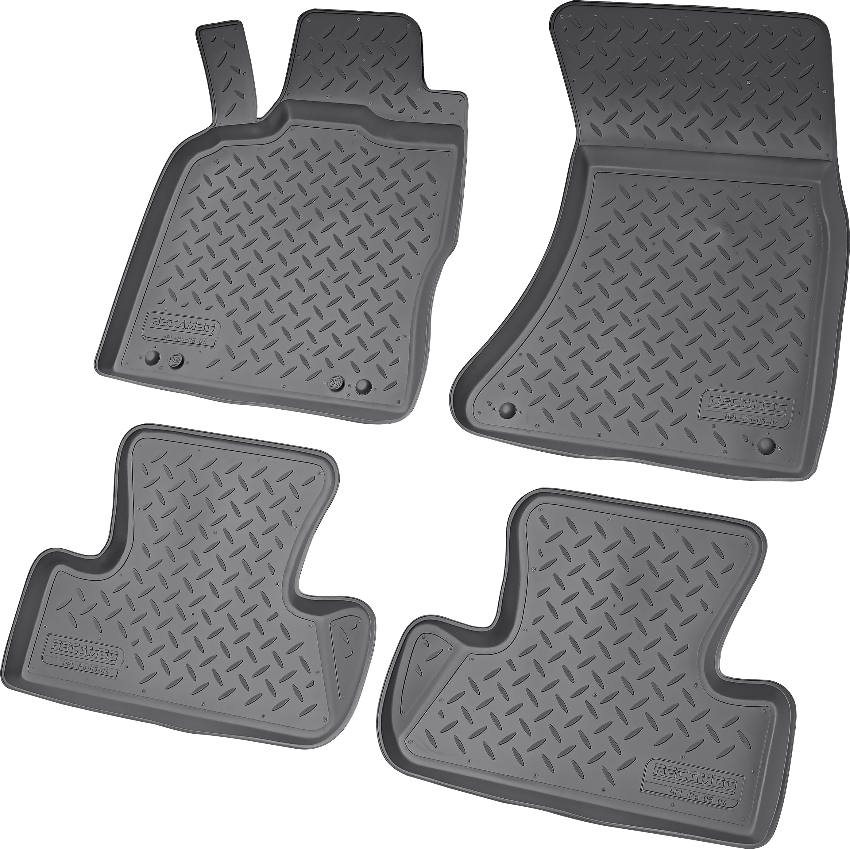 | VW, 2016, 2008 Passform 4 St.), RECAMBO »CustomComforts«, Friday (Set, Passform-Fußmatten Passat, - perfekte CC BAUR Black