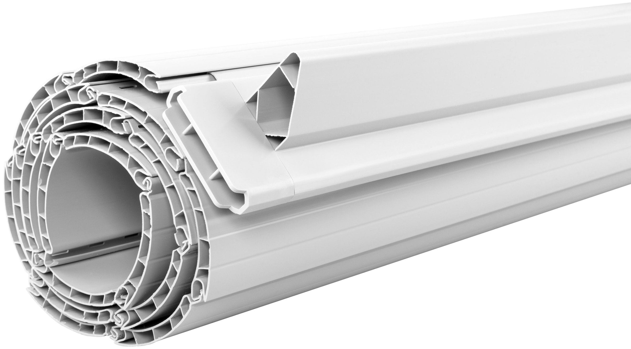 SCHELLENBERG Rollladenpanzer »Set für Fenster, Mini System für 40 mm Stahlrohrwelle«, (Set), PVC Jalousie, in verschiedenen Größen erhältlich, weiß