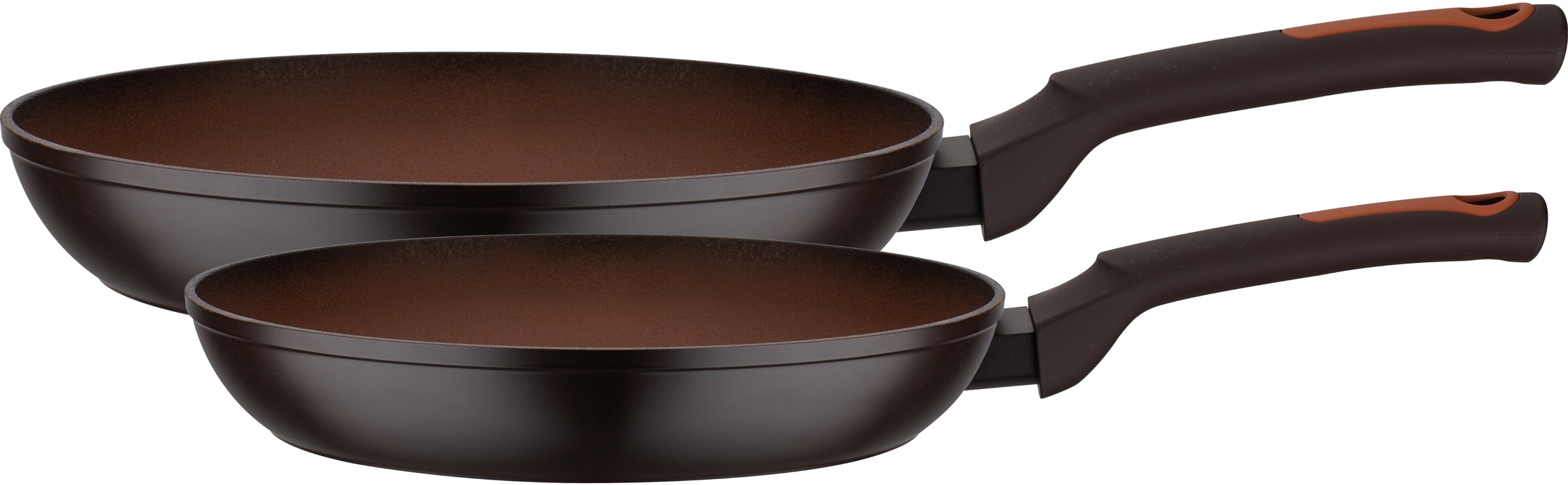 GSW Pfannen-Set "Terra" Aluminium Set, je 1 Bratpfanne Ø 24/28 cm, H: 4,5/5 günstig online kaufen