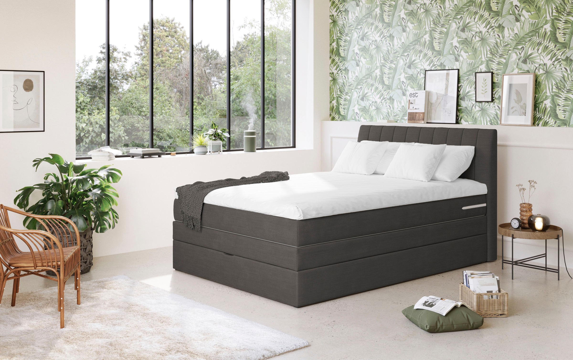 COTTA Boxspringbett "Shark inkl. Bettkasten und Topper", erhältlich in den günstig online kaufen