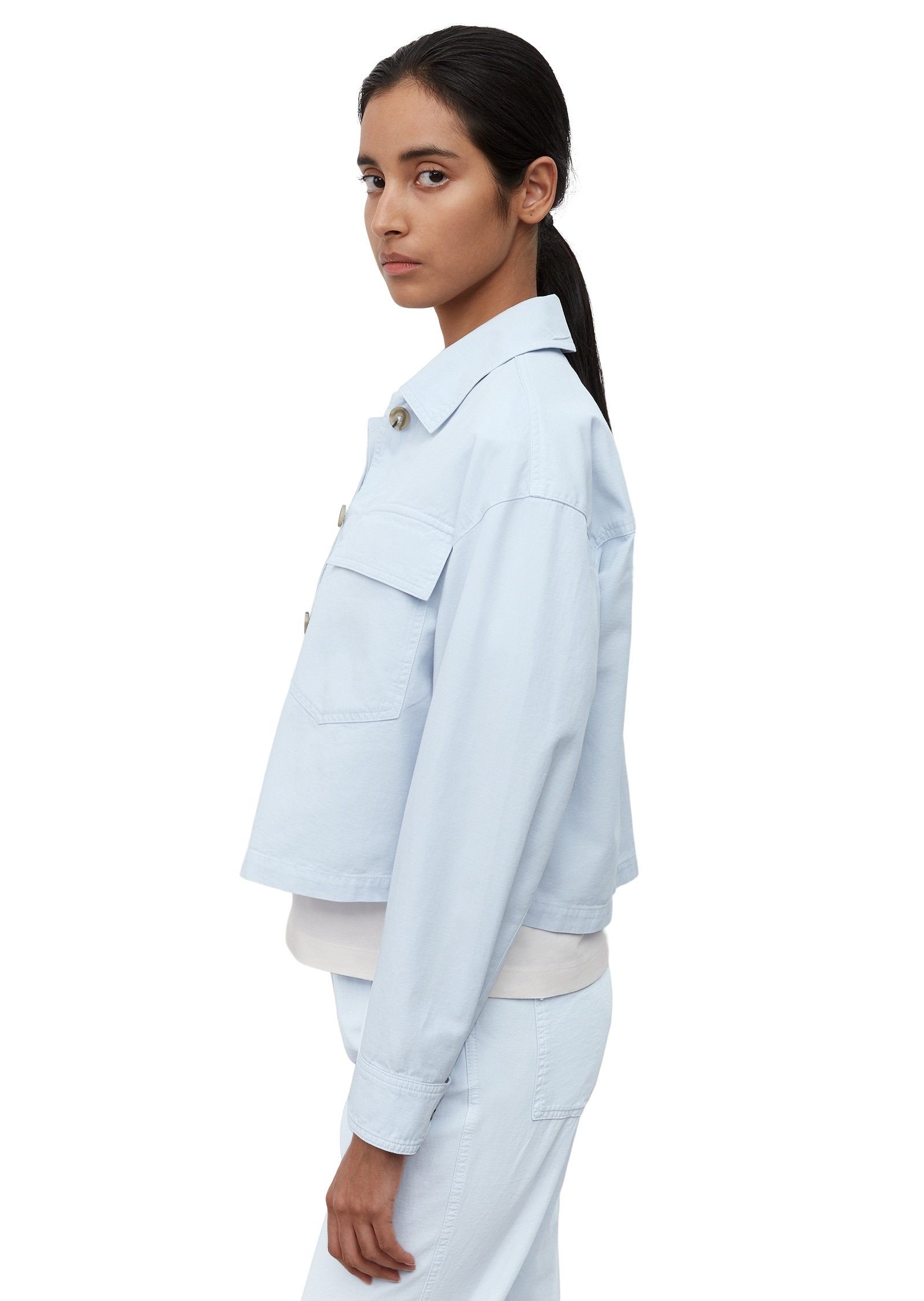 Marc O'Polo Kurzjacke »aus Organic-Cotton-Leinen-Mix«