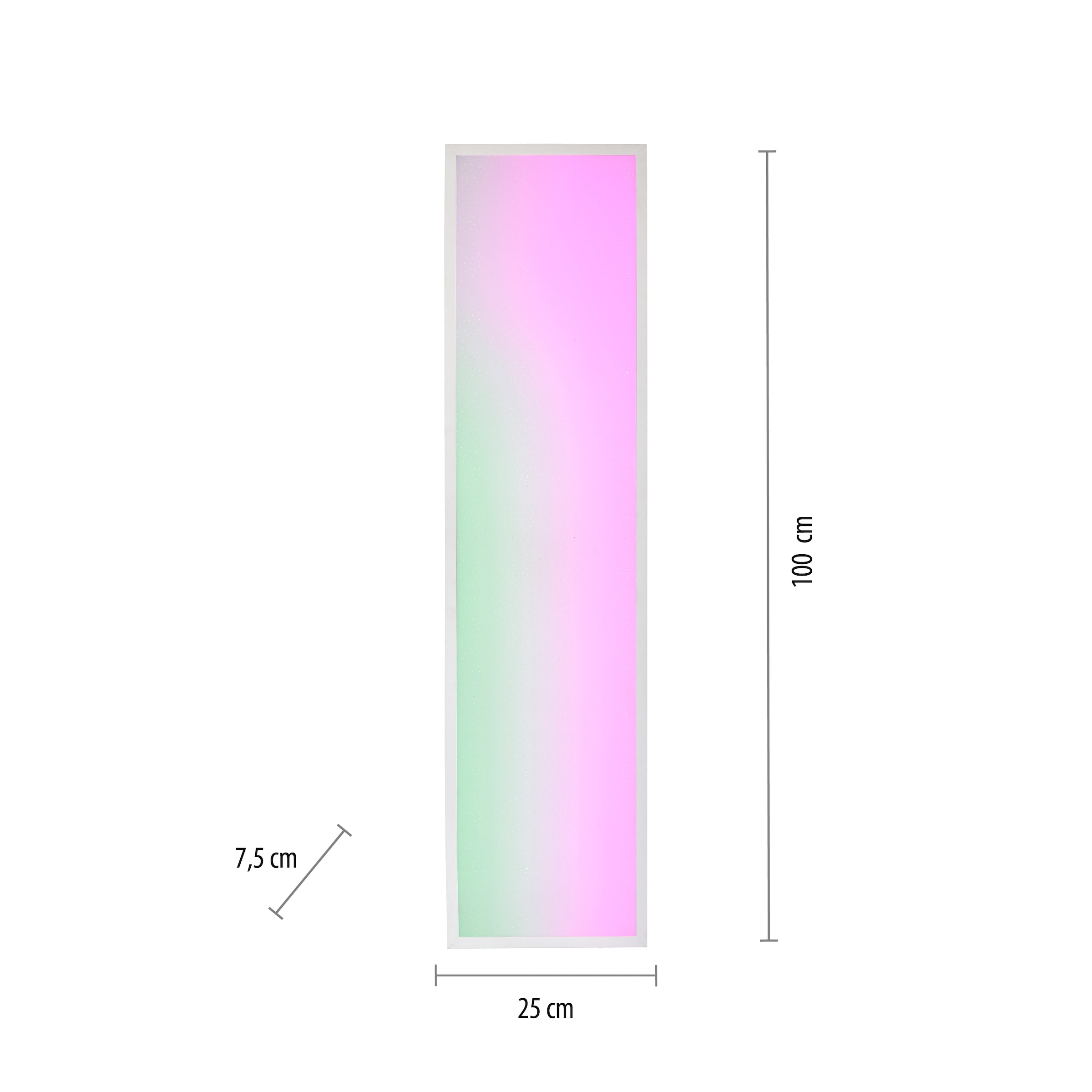 Leuchten Direkt Deckenleuchte dimmbar, inkl. flammig-flammig, über 1 Infrarot RGB-Rainbow, Fernbedienung, - »MARIO«, | BAUR CCT LED