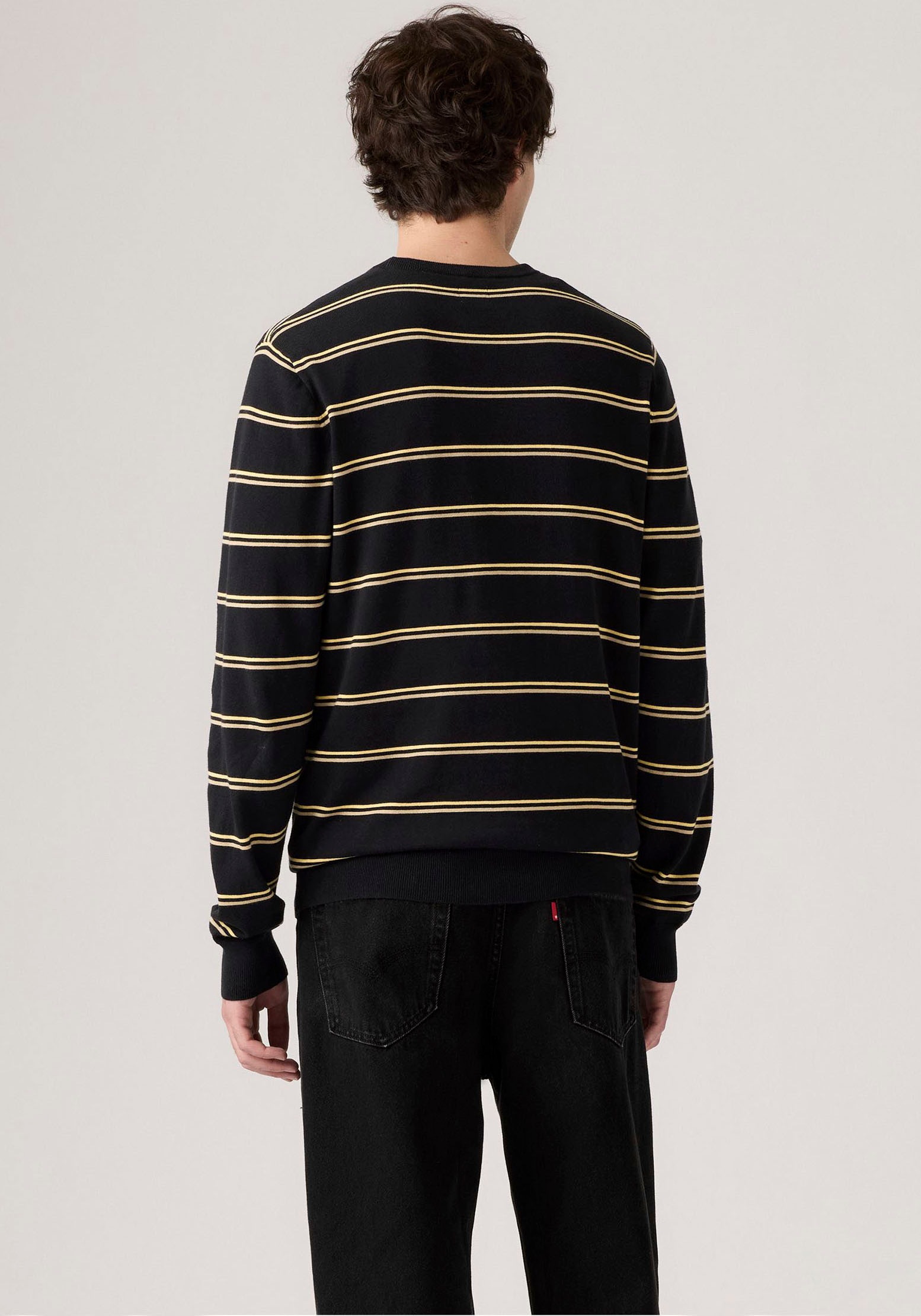 Levis Rundhalspullover, Formstabiler Feinstrick dank Elasthan günstig online kaufen