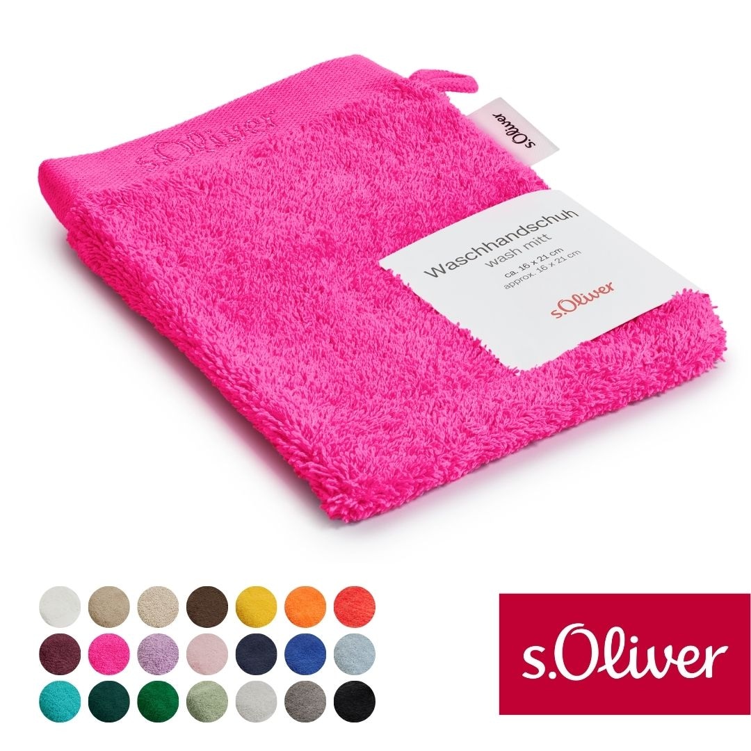 s.Oliver Waschhandschuh "s.Oliver, Premium Qualität, 600 gr/m², auch als Se günstig online kaufen