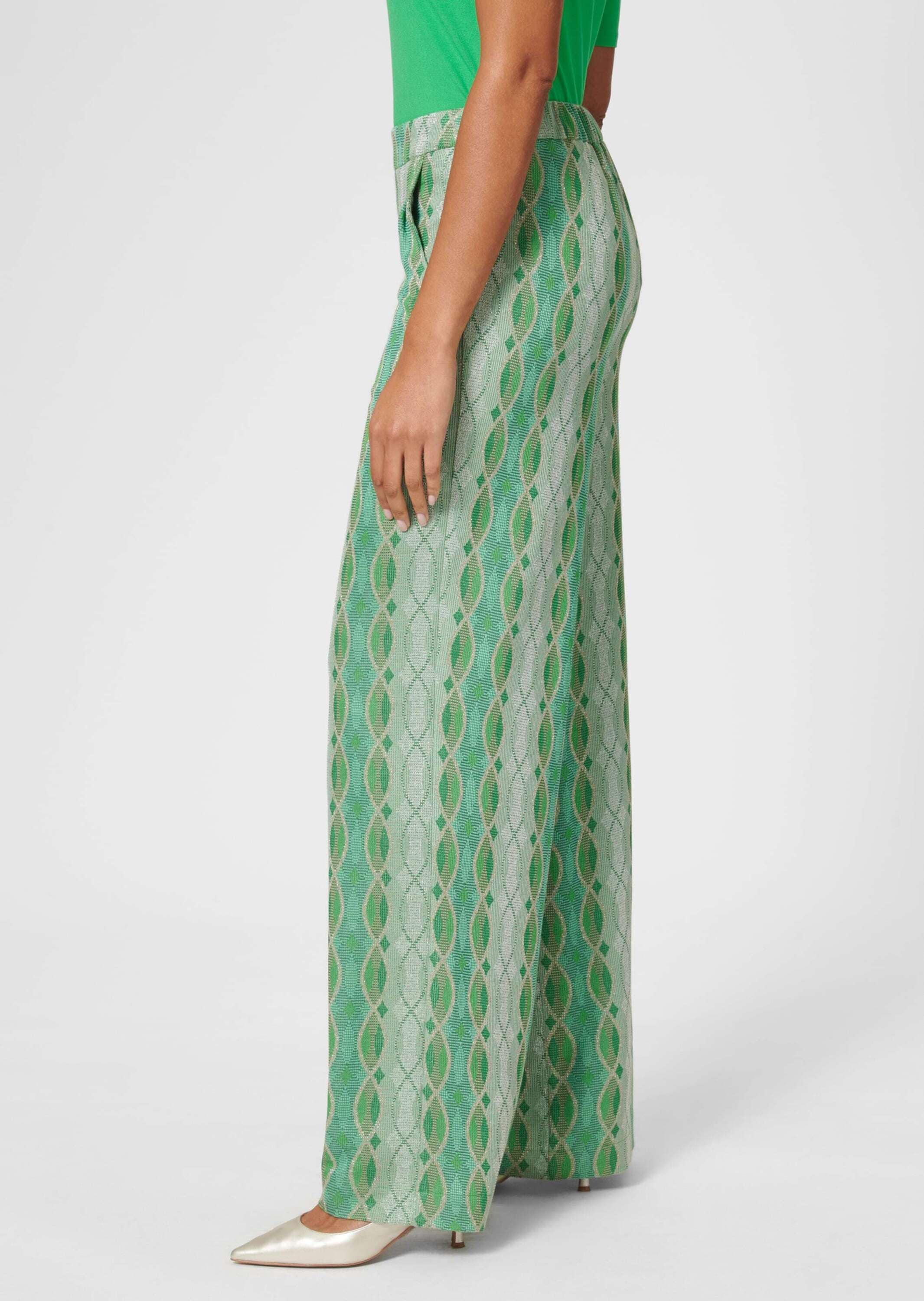 MADELEINE Palazzohose »Hose Weite Jerseyhose mit Grafikprint«