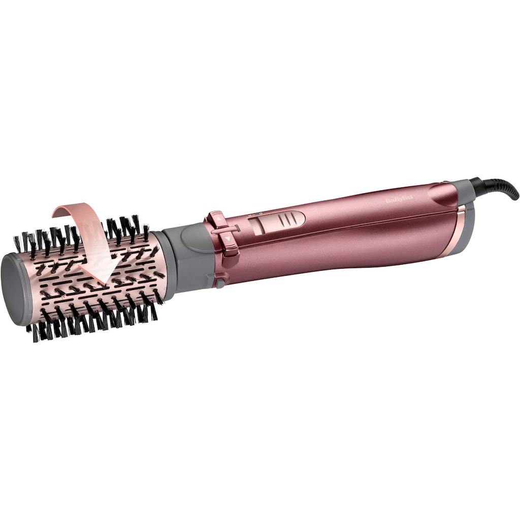 BaByliss Warmluftbürste »AS960E Beliss Big Hair«, 4 Aufsätze}, rotierender Heißluftstyler mit 4 Aufsätzen inkl.Tasche