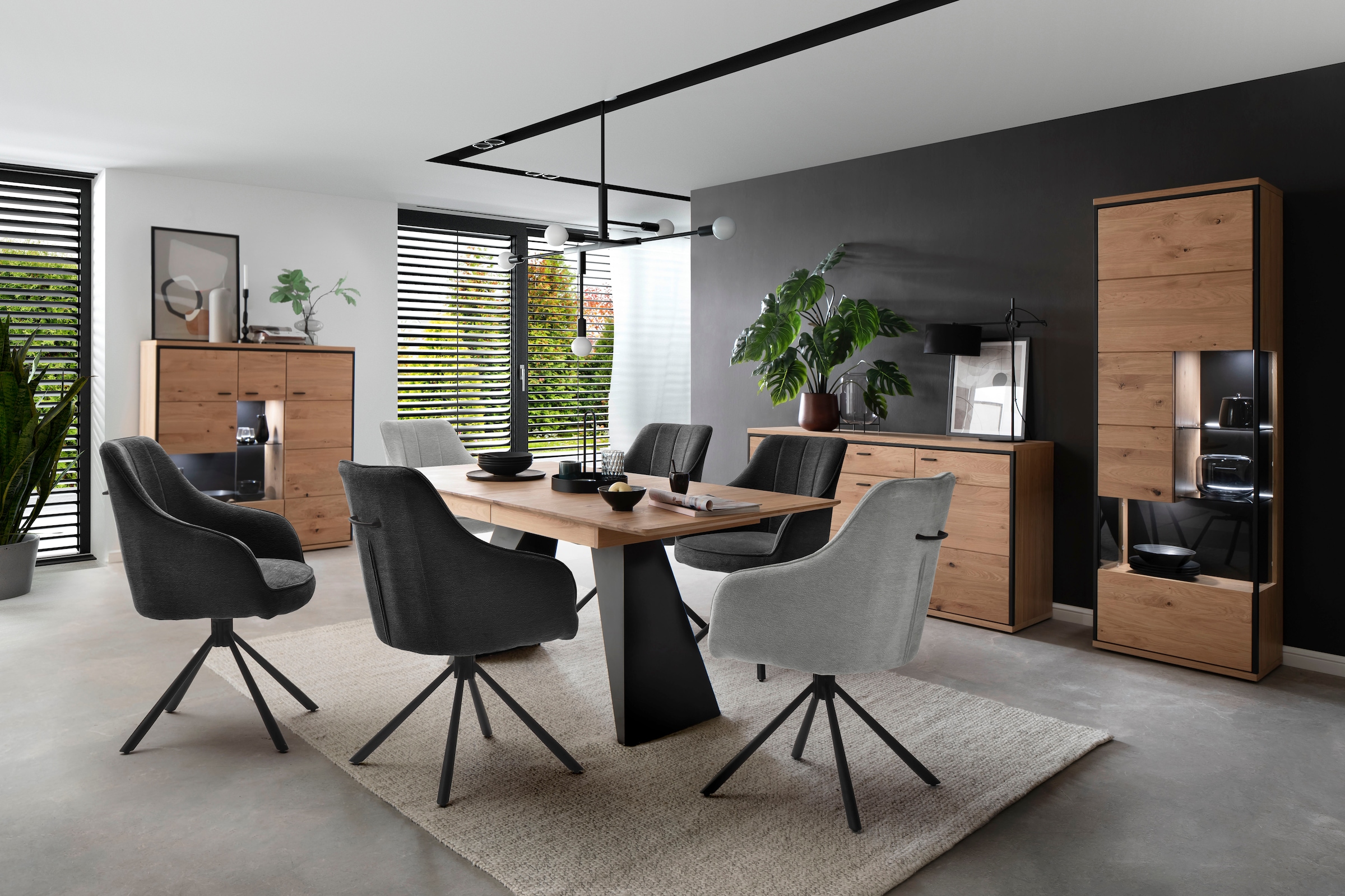 MCA furniture Esszimmerstuhl »KASAMA« () (2er-Set), 180° drehbar, Belastbarkeit120 kg, Sitzhöhe ca. 51 cm