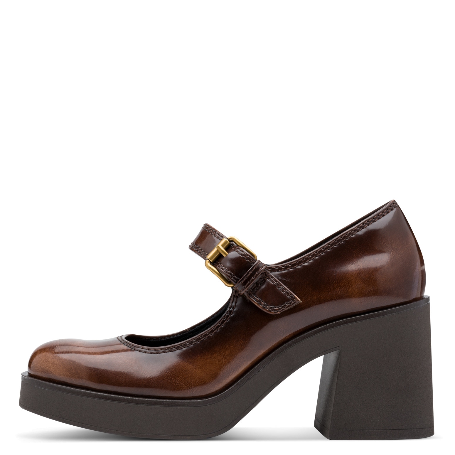 Tamaris Spangenpumps, Blockabsatz, Partyschuh, Pumps in veganer Verarbeitung