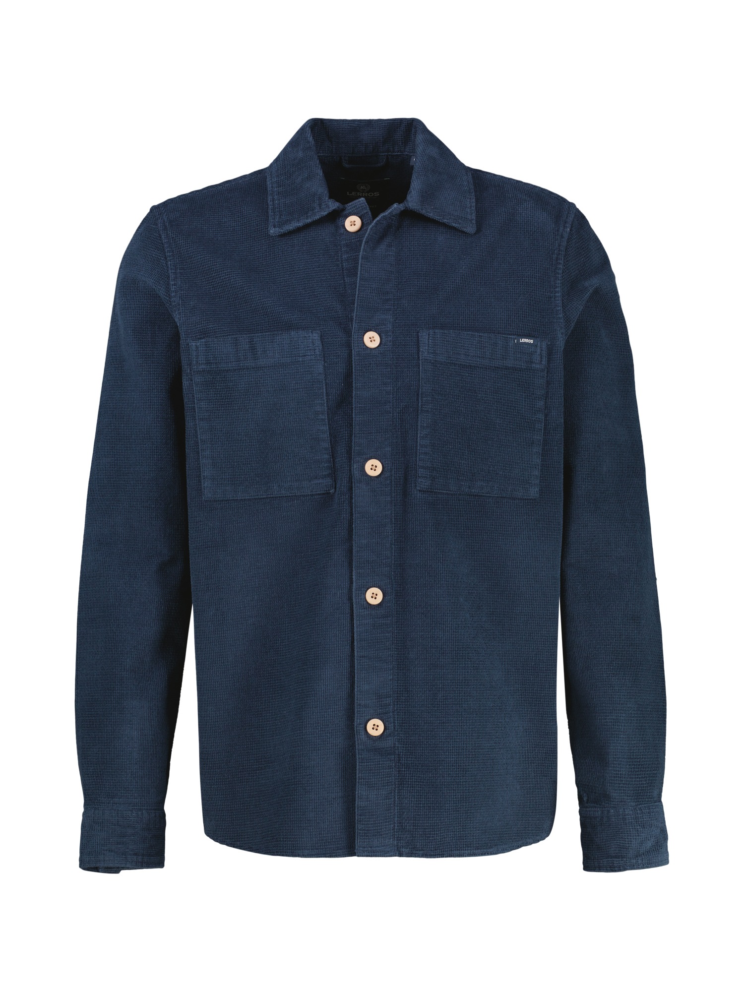 LERROS Langarmhemd »LERROS Modisches Cord-Overshirt«