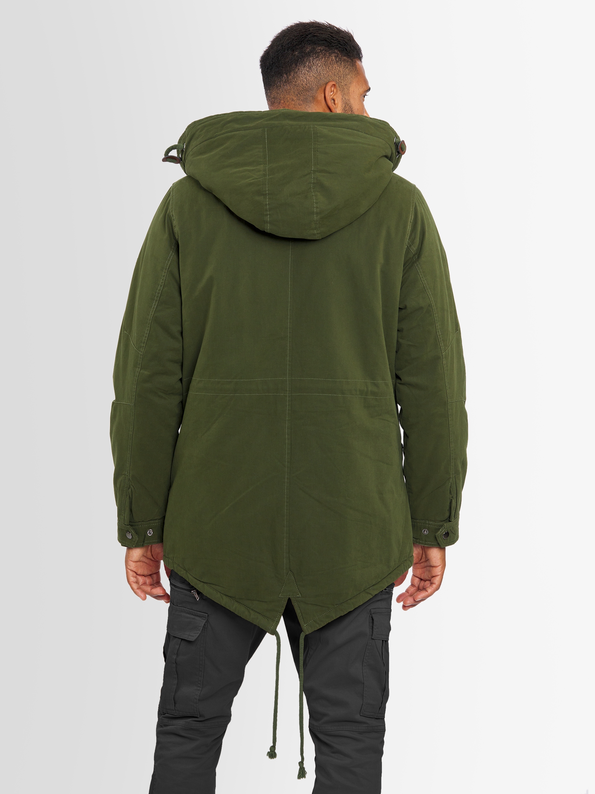 Alessandro Salvarini Winterjacke »ASMauro«, mit warmem Teddyfell