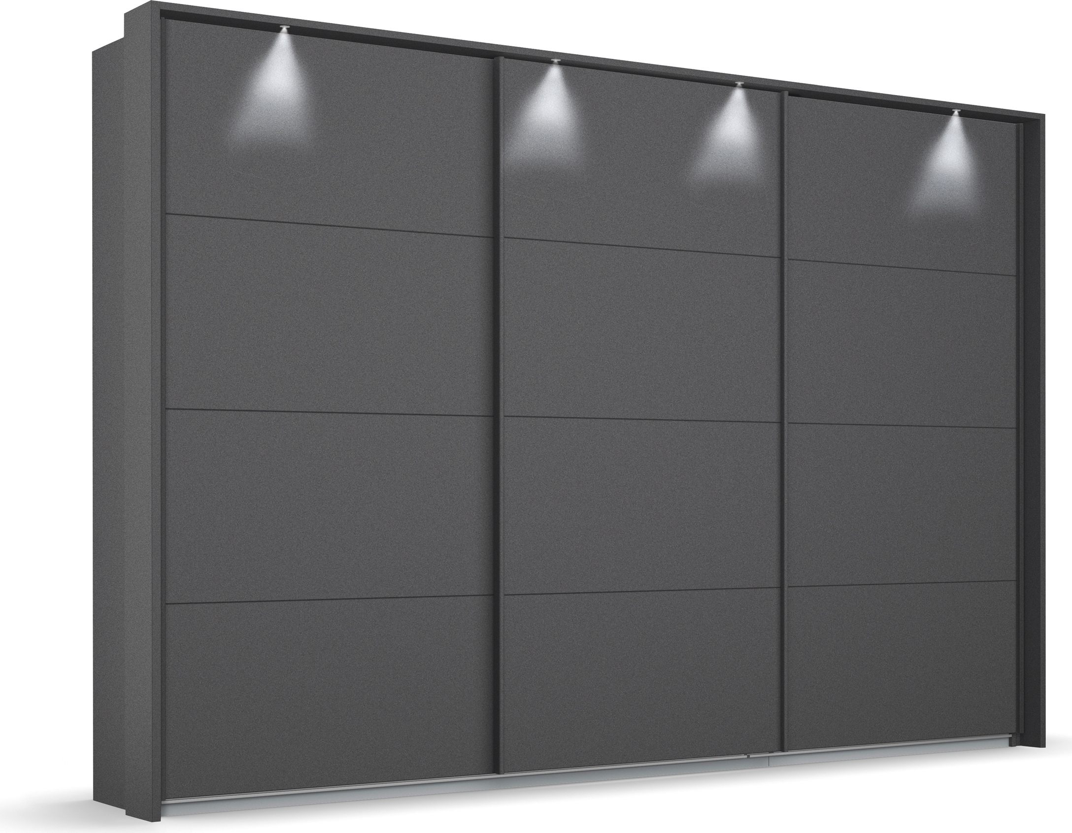 OTTO home Kleiderschrank "Mehrzweckschrank Aktenschrank Möbel Mietswohnung Schlafzimmer OTELI" Breiten 211/278/323/368 cm Höhen 214/233 cm, inkl. Passepartout optional mit Beleuchtung MADE IN GERMANY