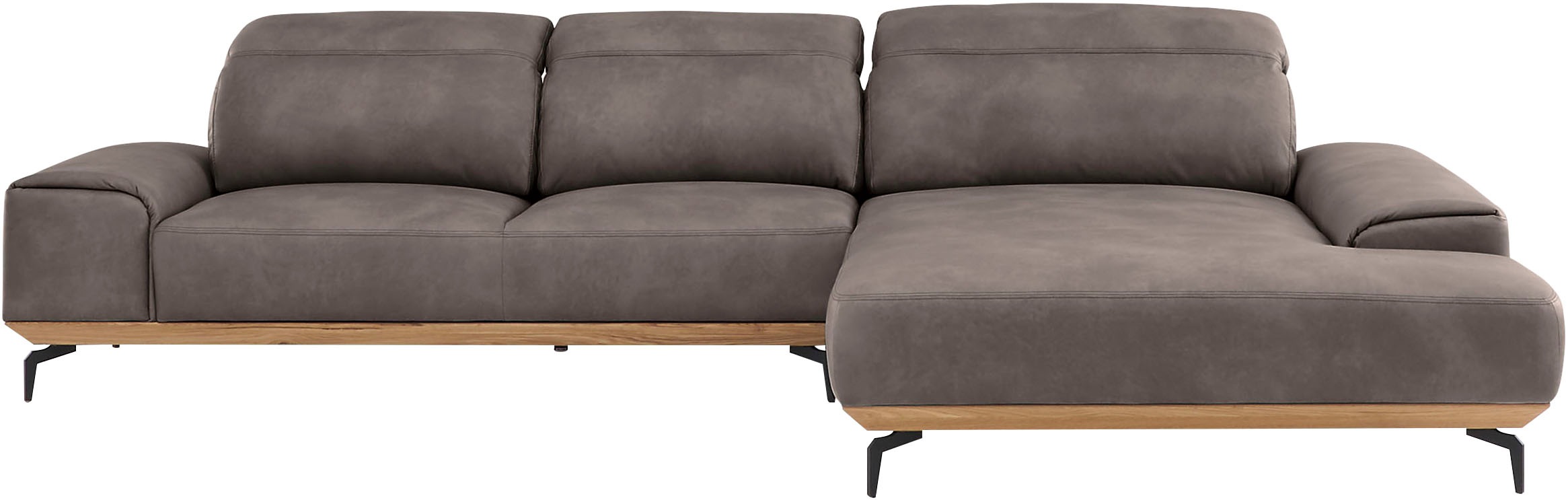 Musterring Wohnlandschaft "MR 2490", Fuß Schwarz, Sitzhöhe 46cm, wahlweise günstig online kaufen