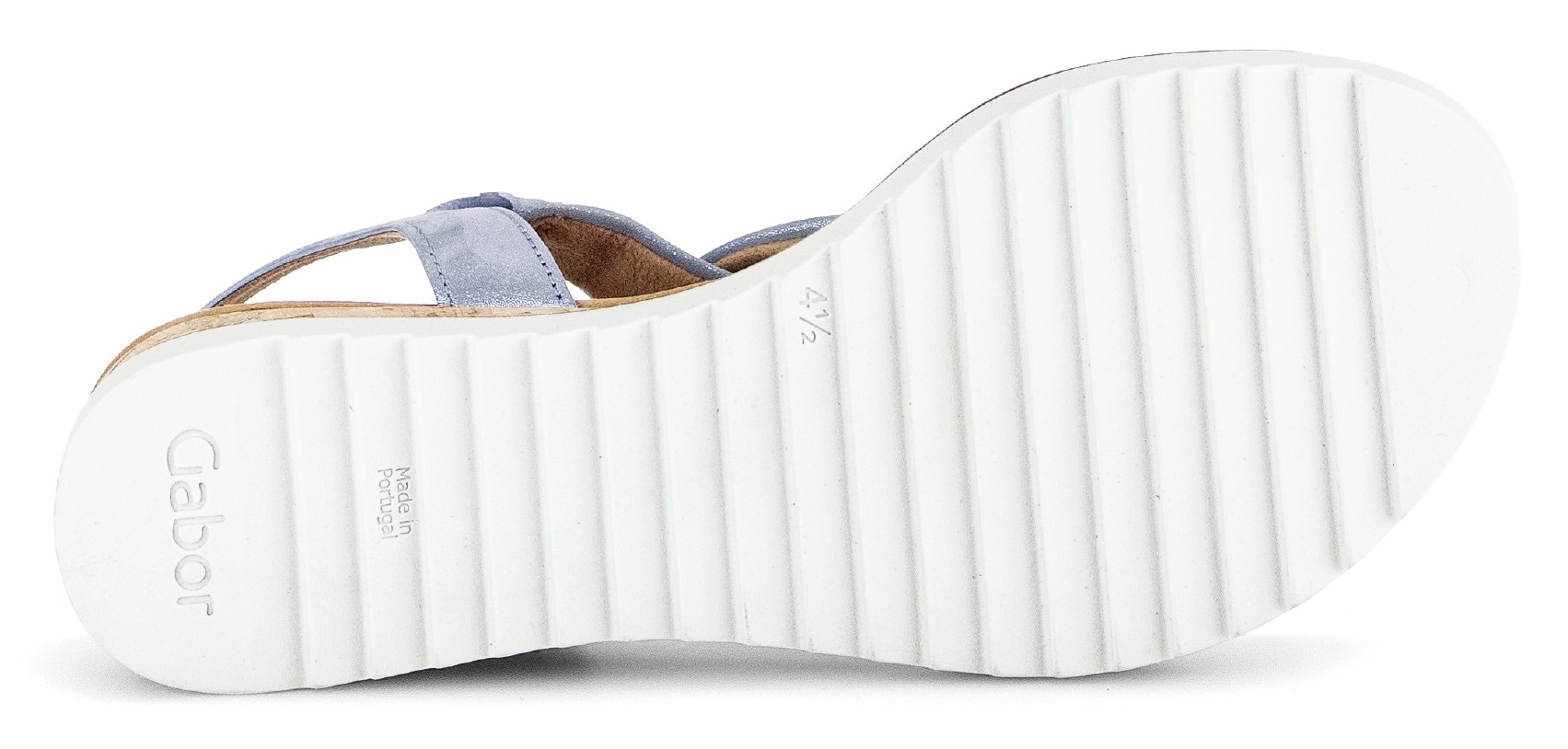 Gabor Sandalette »GENUA«, Sommerschuh, Sandale, Keilabsatz, mit verstellbarem Fersenriemchen