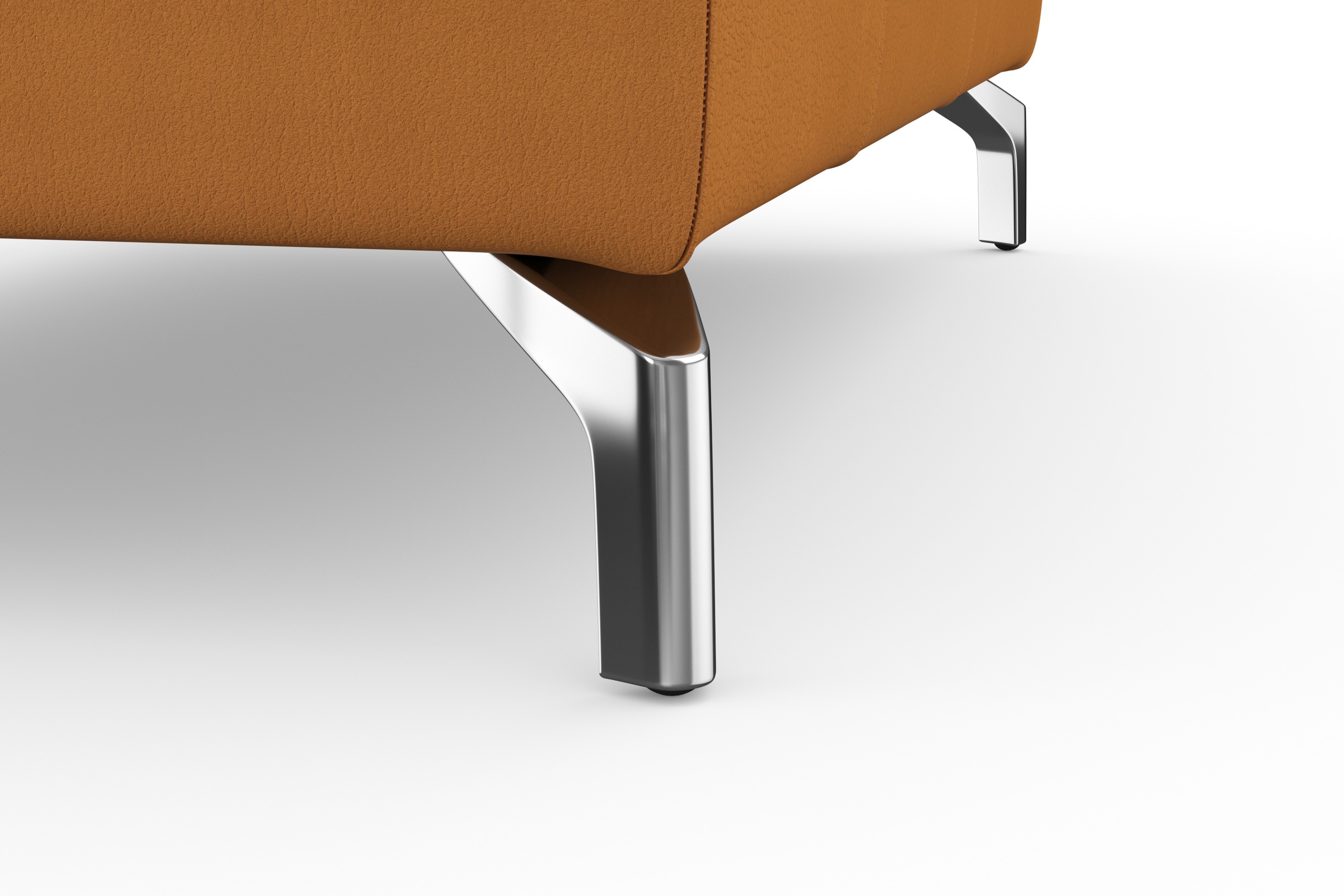sit&more Hocker »Bendigo«, mit Klappfunktion, Bodenfreiheit 12 cm, wahlweise in 2 Fußfarben