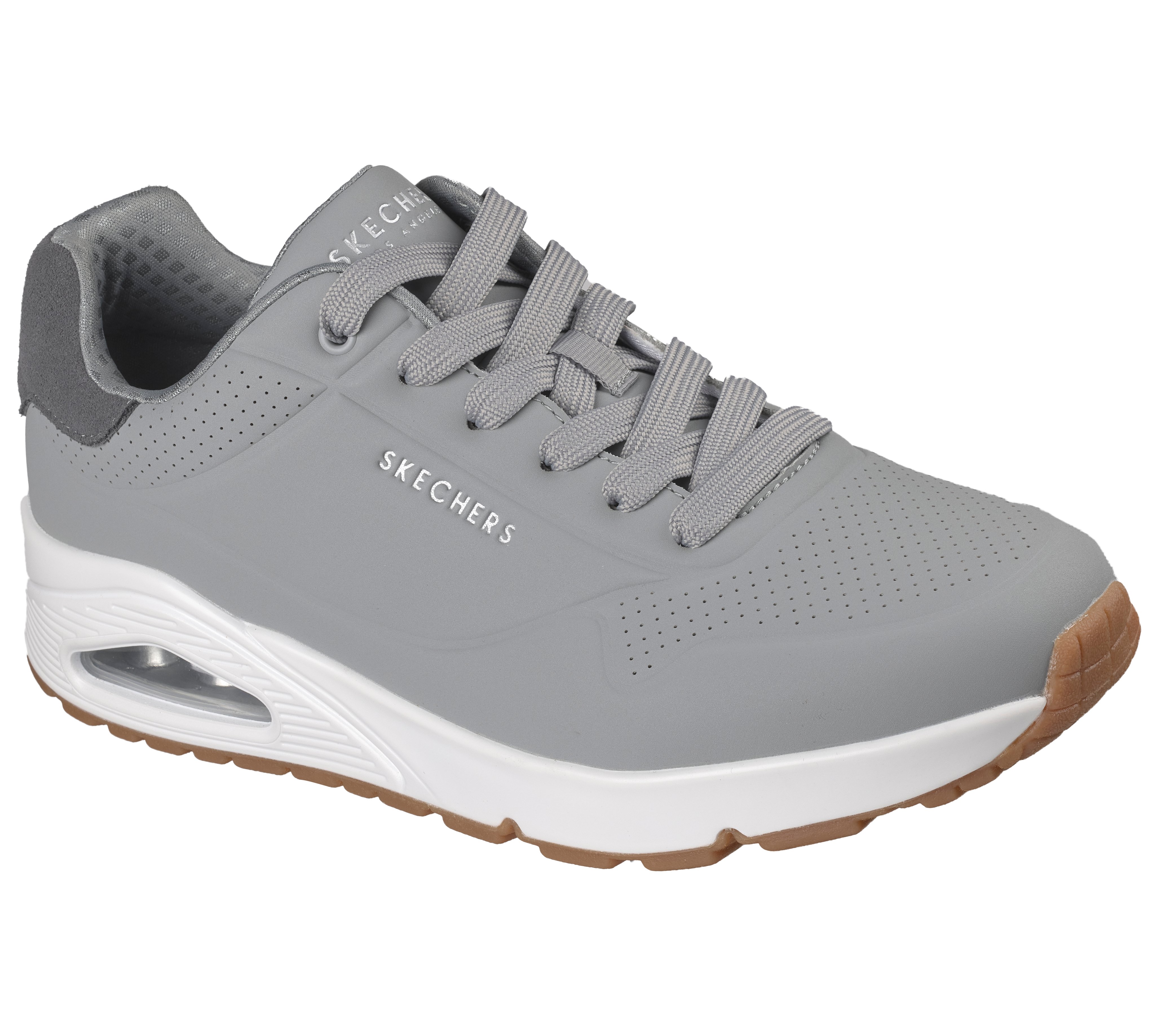 Skechers "UNO-SUITED ON AIR" Freizeitschuh, Halbschuh, Schnürschuh mit modischer Keilsohle