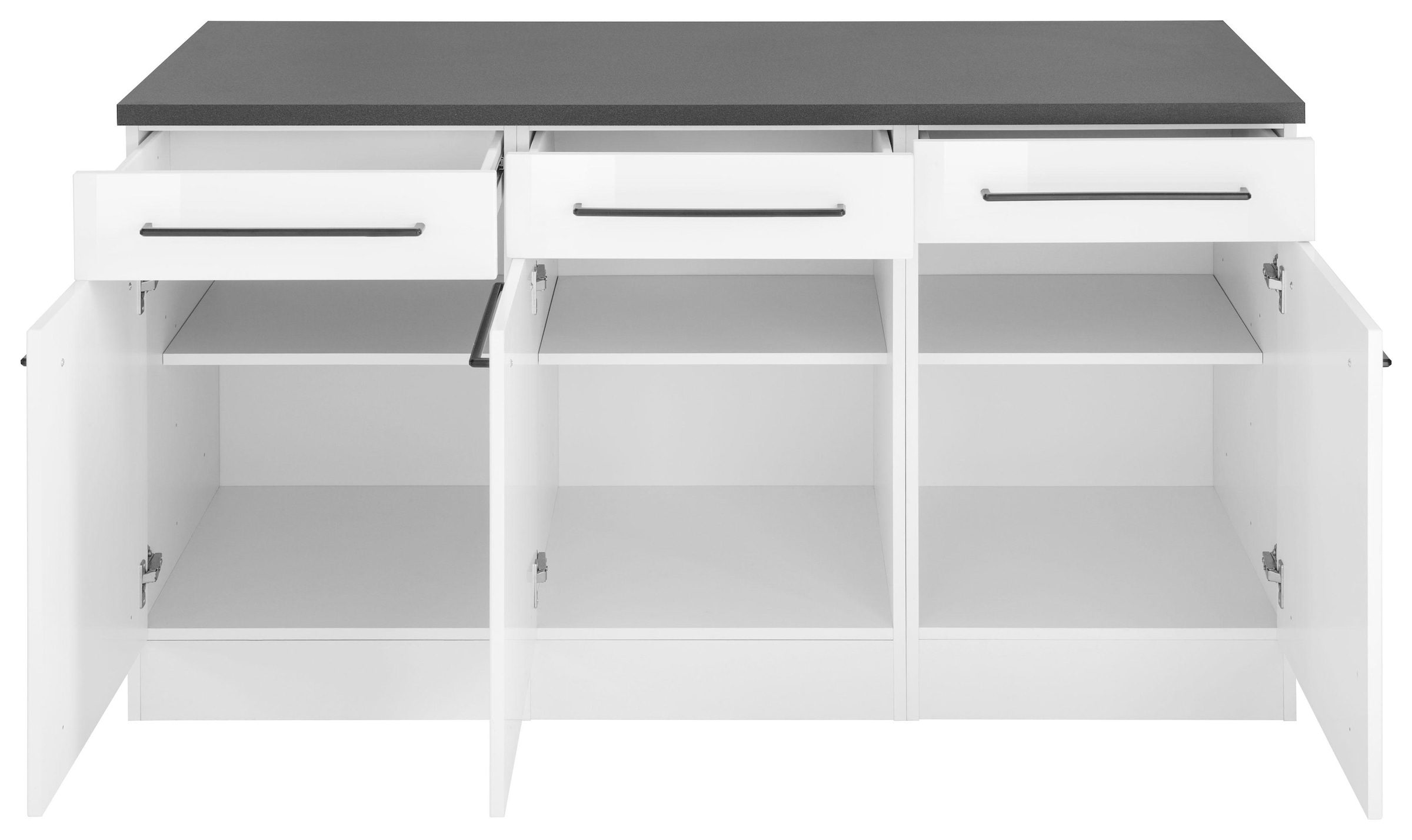 HELD MÖBEL verwendbar Schubkästen, 150 »Tulsa«, | 3 breit, 3 Unterschrank auch Türen, cm Sideboard als BAUR