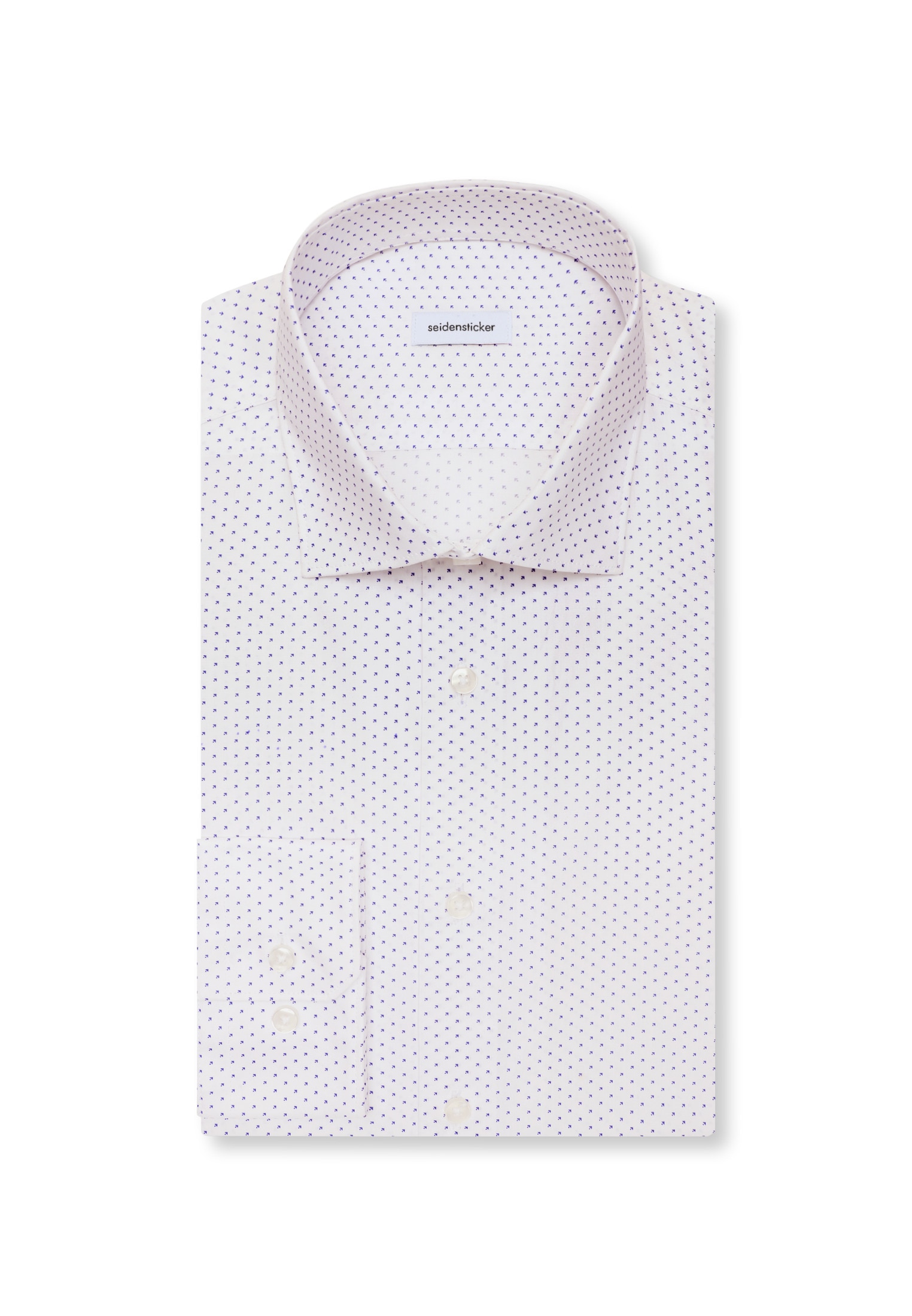 seidensticker Businesshemd »Schwarze Rose« Slim 1/1 Kentkragen Druck