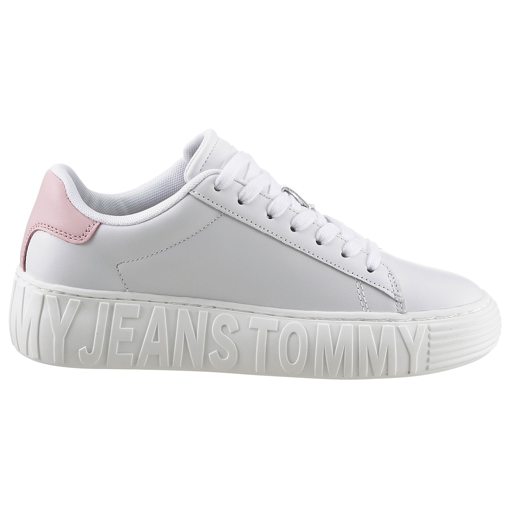 Tommy Jeans Plateausneaker »TOMMY JEANS NEW CUPSOLE LEATHER«