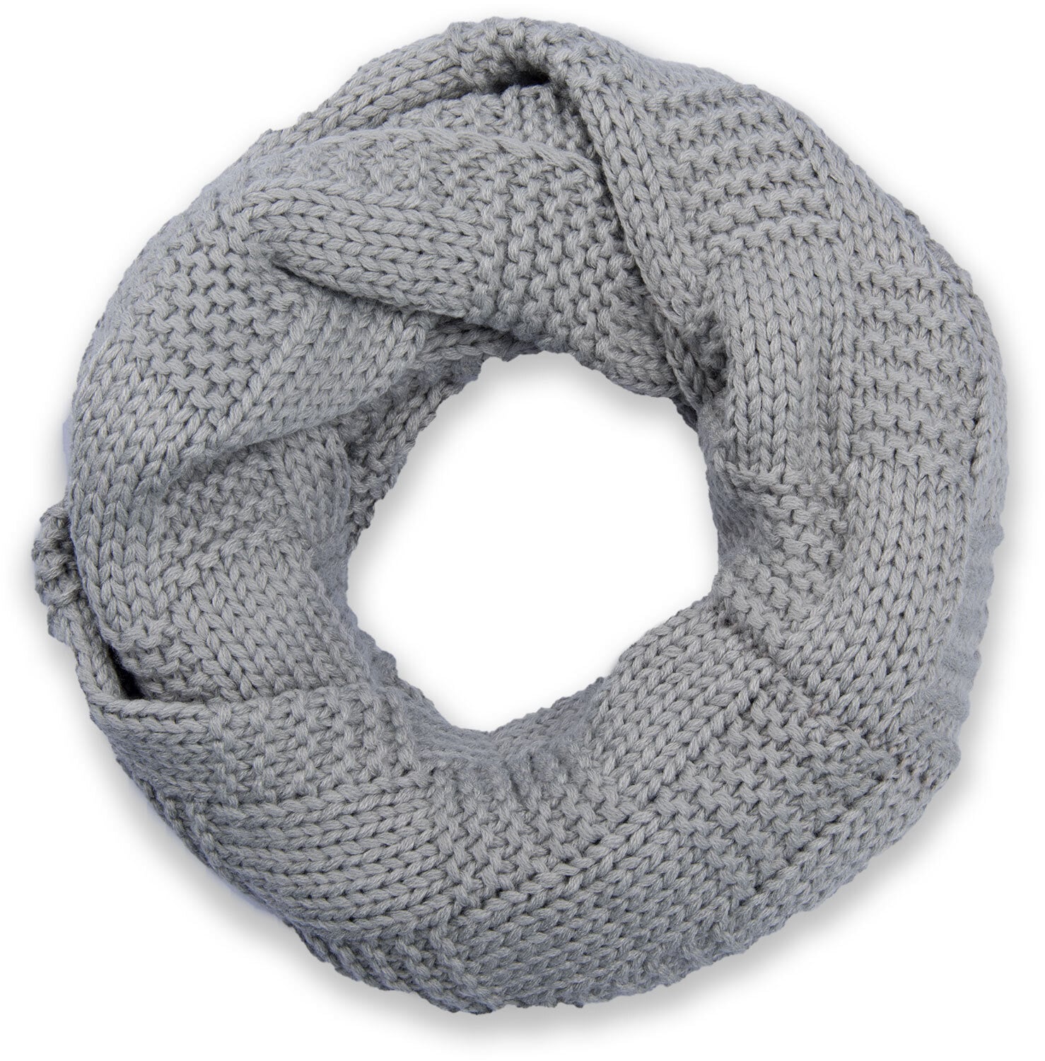 styleBREAKER Strickschal "Feinstrick Loop mit Patentmuster" 1 Stk.