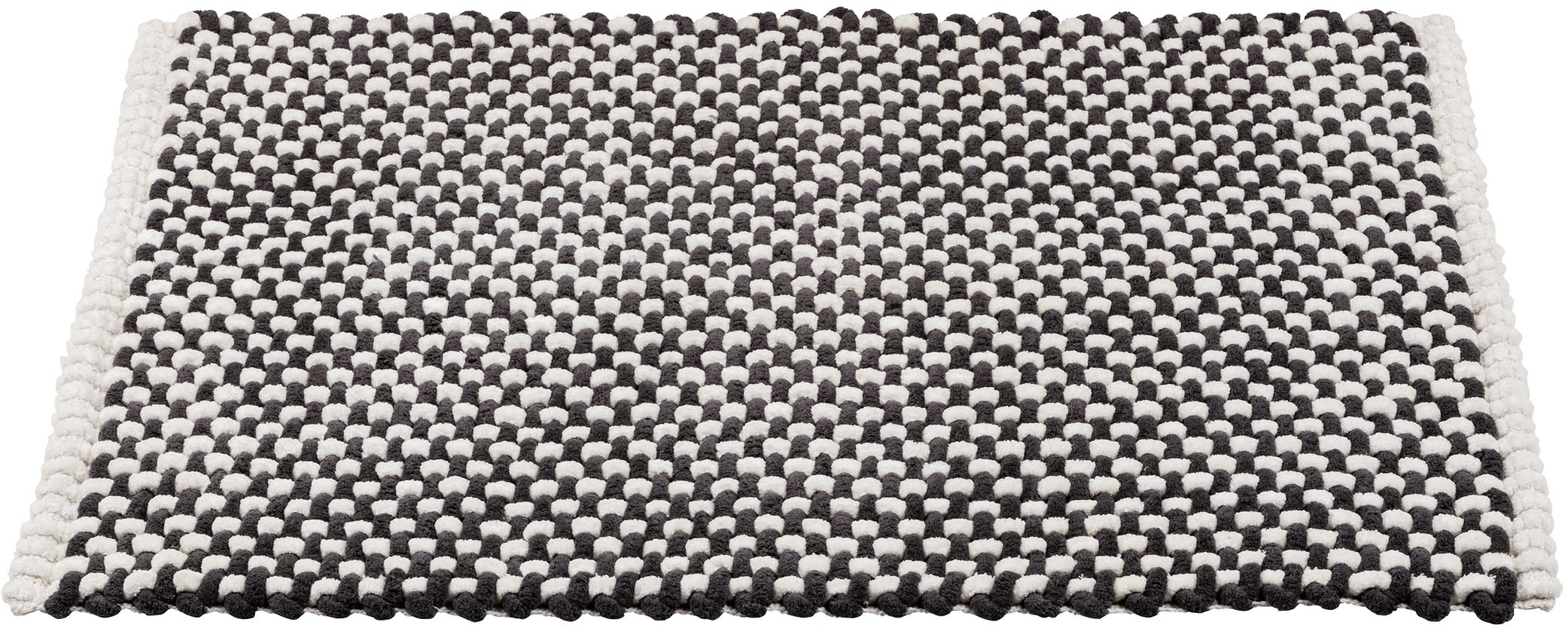 WENKO Badematte »Covelo« Höhe 20 mm rutschhemmend beschichtet mit Webstruktur, fusselfrei, hohe Feuchtigkeitsaufnahme