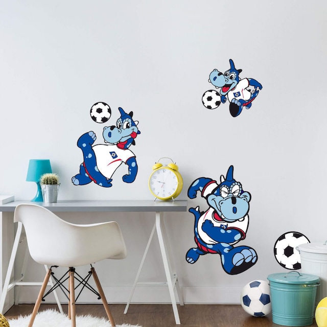 Wall-Art Wandtattoo »Fußball HSV Maskottchen Set«, (1 St.) kaufen | BAUR