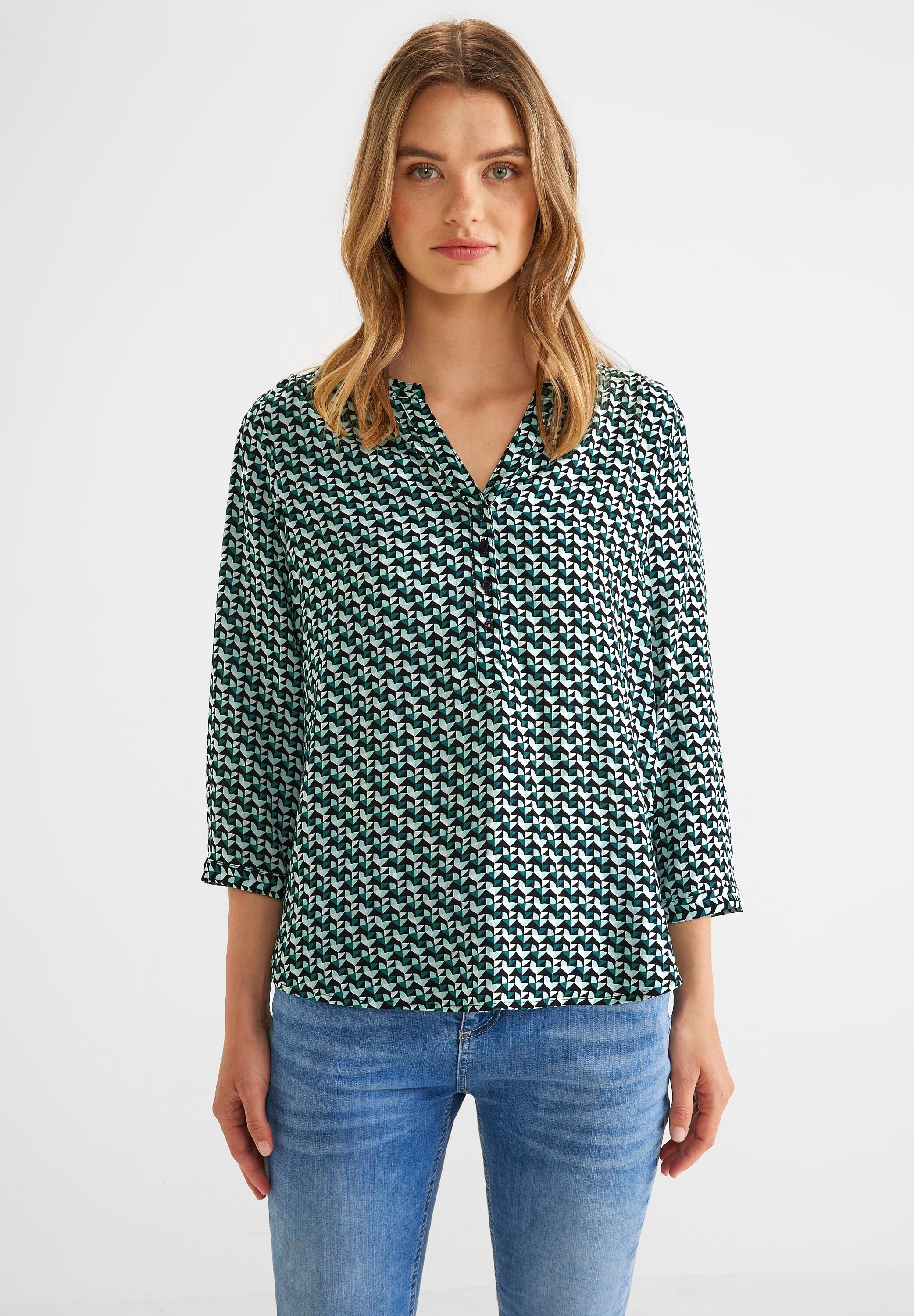 STREET ONE Klassische Bluse aus softer Viskose