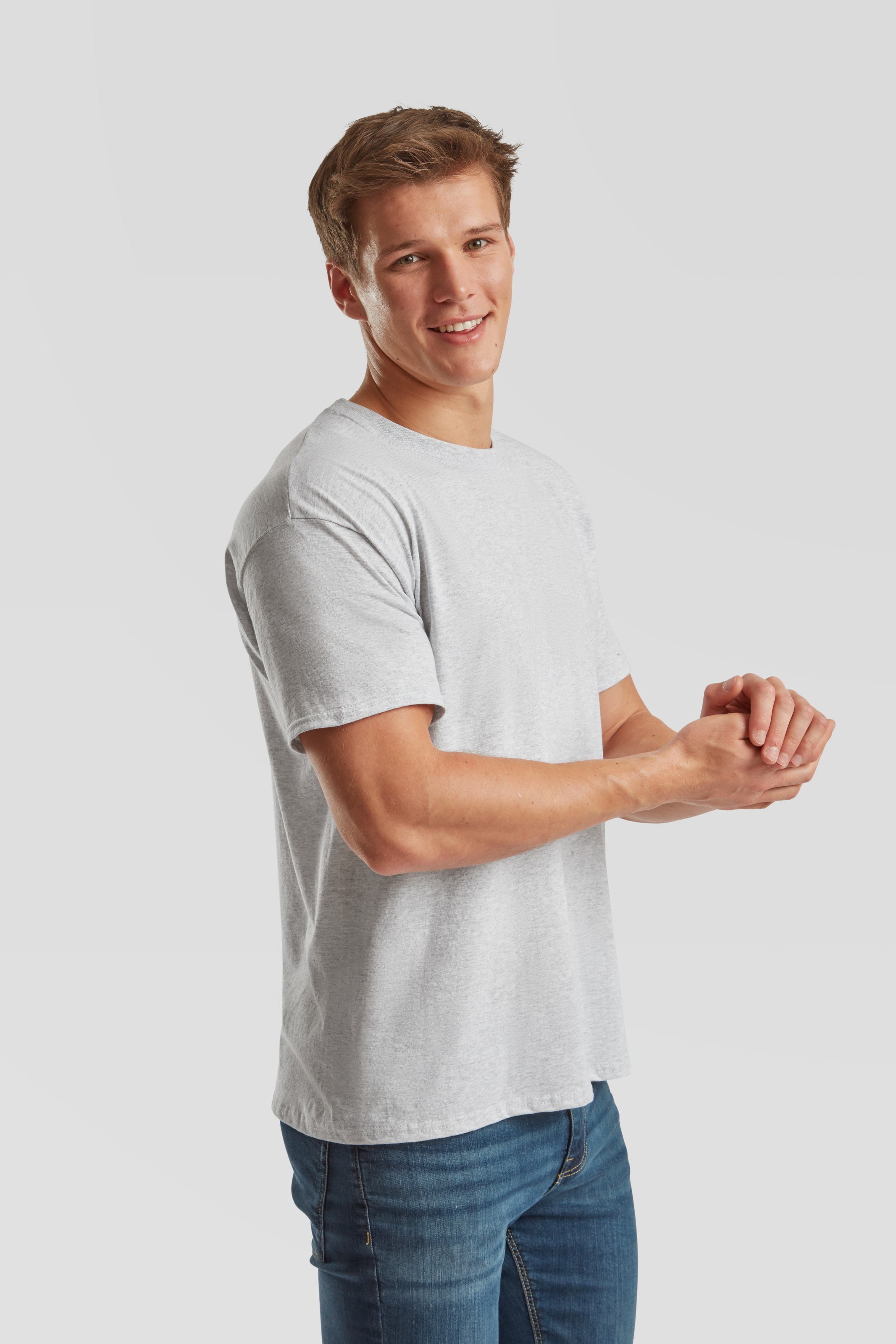 Thumbnail - Fruit of the Loom T-Shirt ", sechs Stück in unterschiedlicher Farbkomination", 6 Stk. mit Rundhalsausschnitt