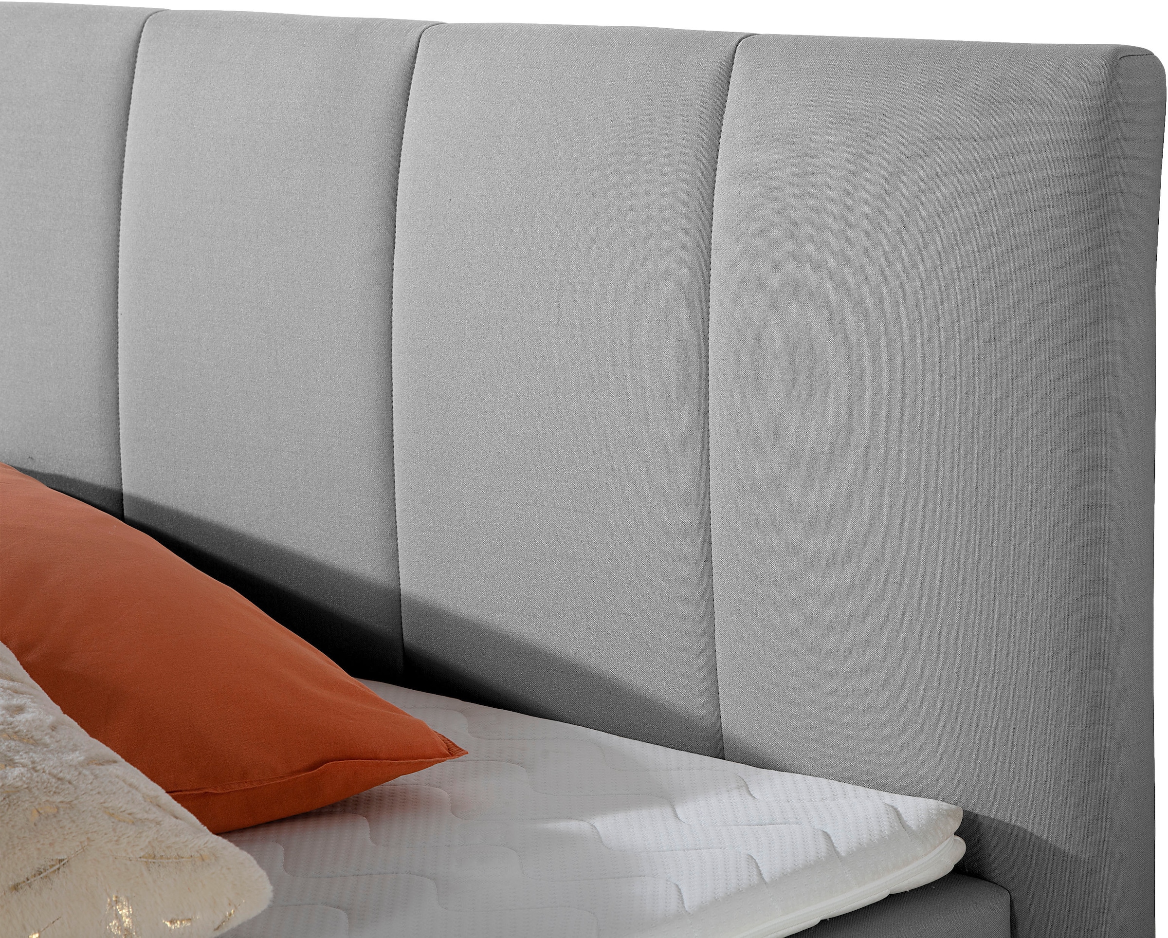 Home affaire Boxbett »Boxbett Hanelore inkl. Bettkasten, Topper, Kopf- und Fußteil« Boxbett mit Bettkasten und Fußteil, inkl. Topper