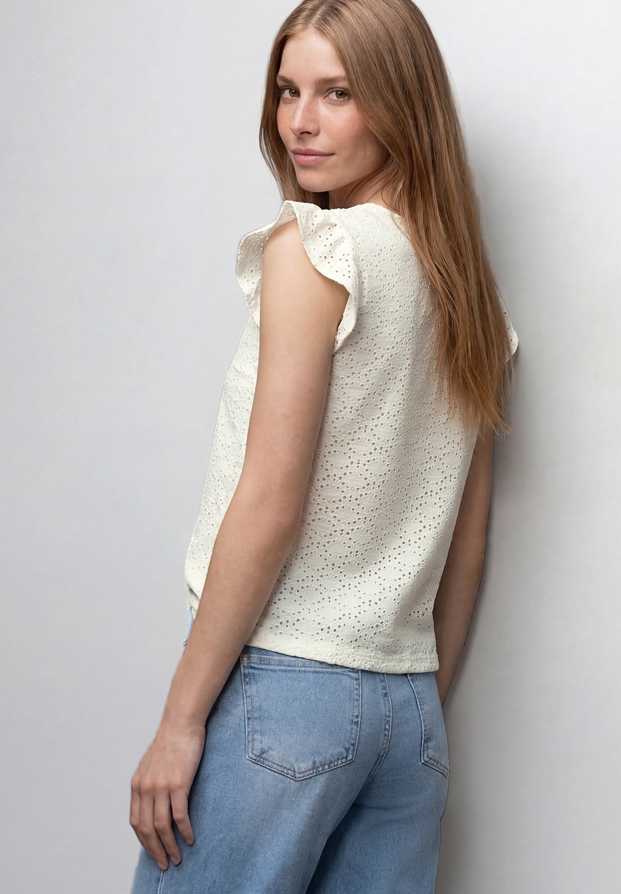 STREET ONE V-Shirt mit V-Ausschnitt