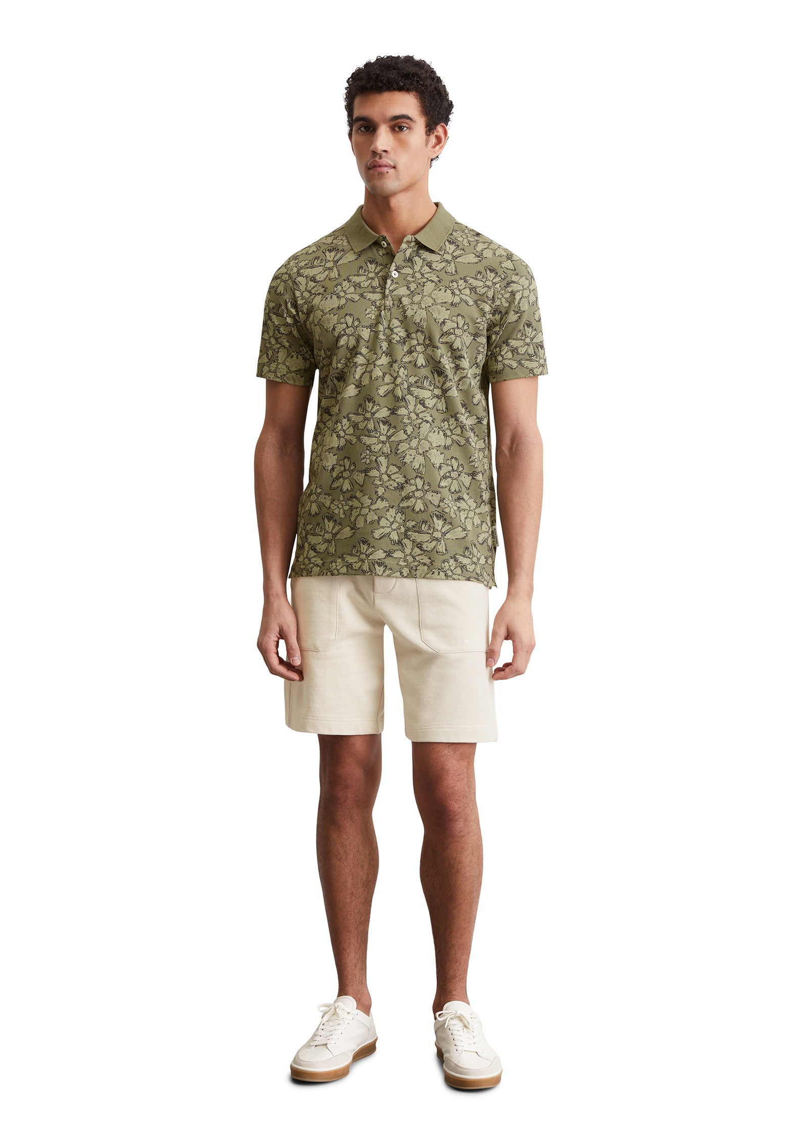 Marc O'Polo Poloshirt »aus Bio-Baumwoll-Mix«