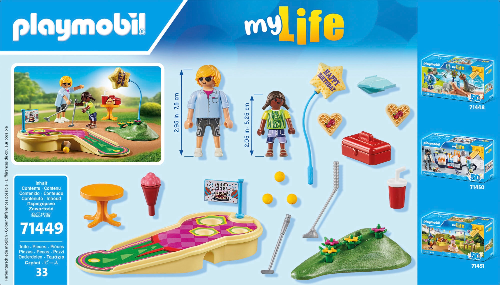 Playmobil® Konstruktions-Spielset »Minigolf (71449), Family Fun«, (33 St.), Made in Europe