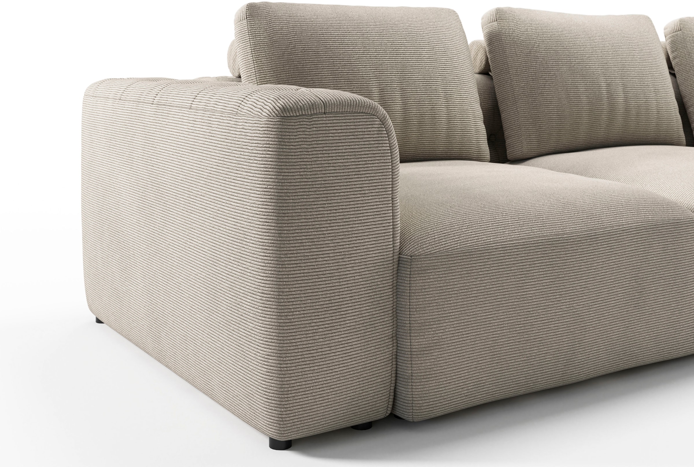 RAUM.ID 3-Sitzer »Cushid«, Modulsofa, bestehend aus 3 Teilen, Breite 300 cm