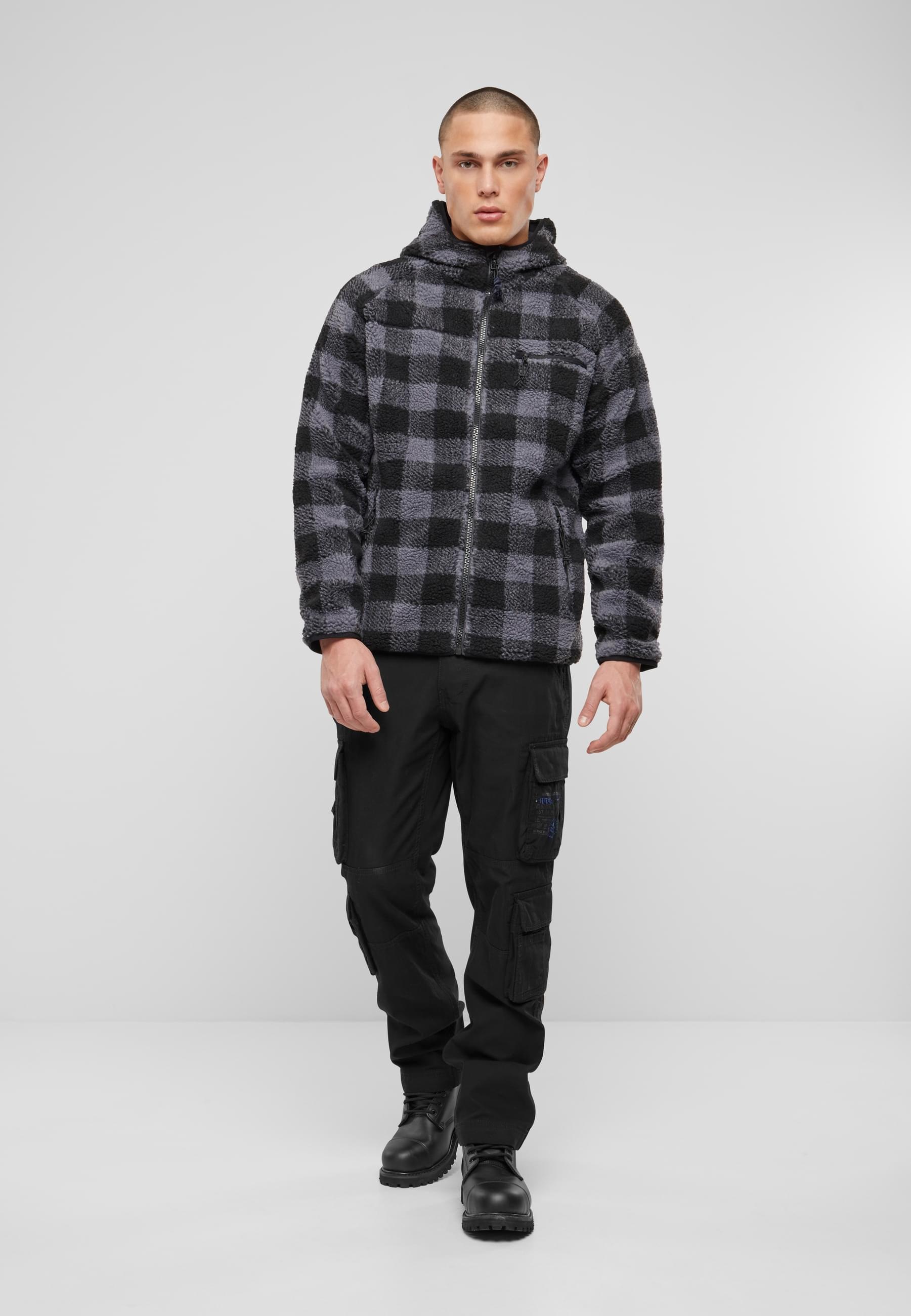 Brandit Anorak »Brandit Herren Teddyfleece Worker Jacket«, (1 St.), mit Kapuze