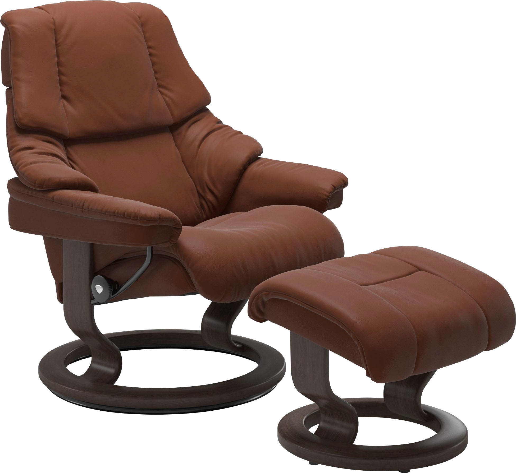 Stressless® Relaxsessel-Set »Reno«, mit Hocker, mit Classic Base, Größe S, M & L, Gestell Wenge