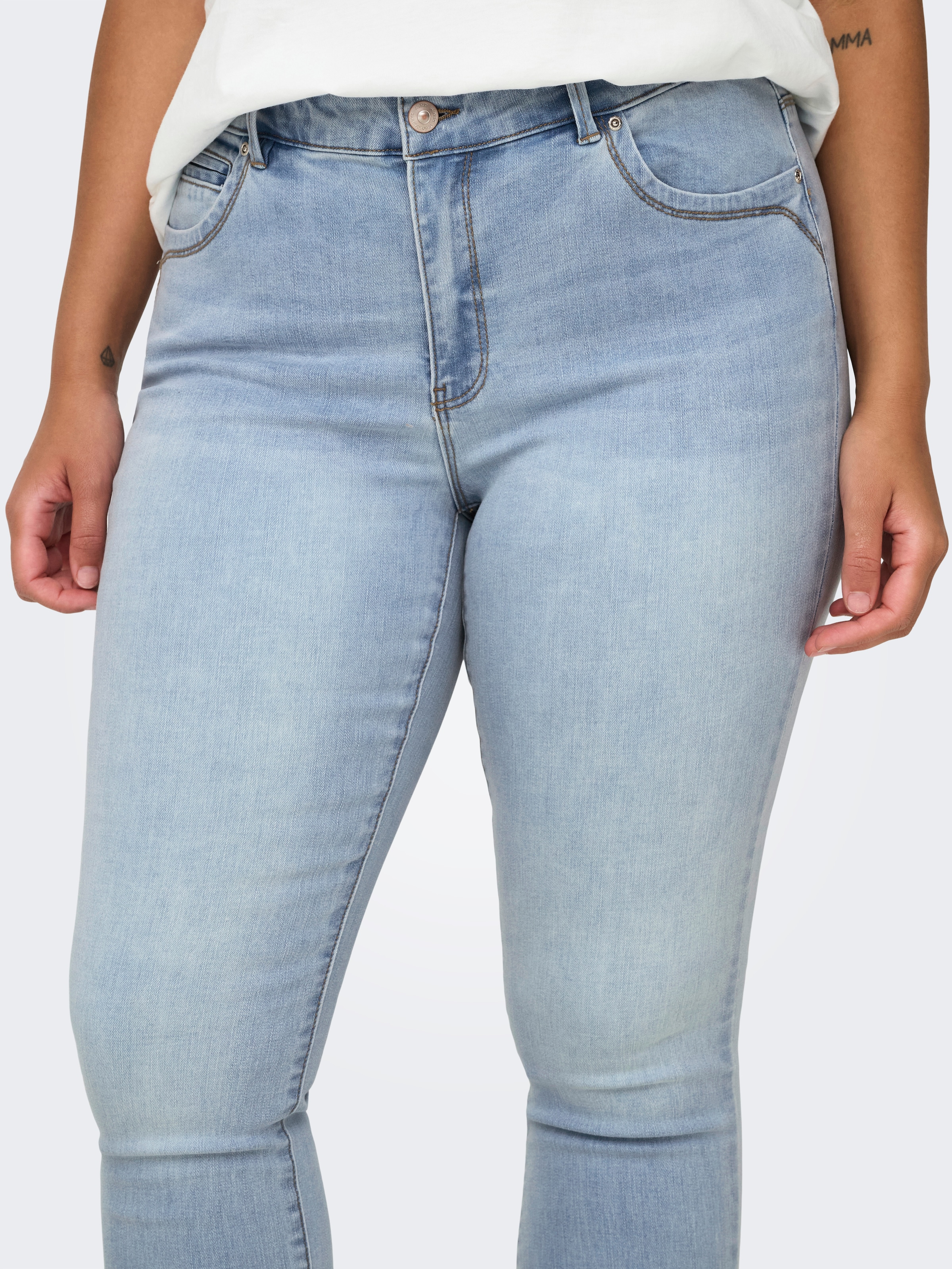 ONLY CARMAKOMA Skinny-fit-Jeans »CARKARLA REG SKINNY ANK DNM BJ639 NOOS«