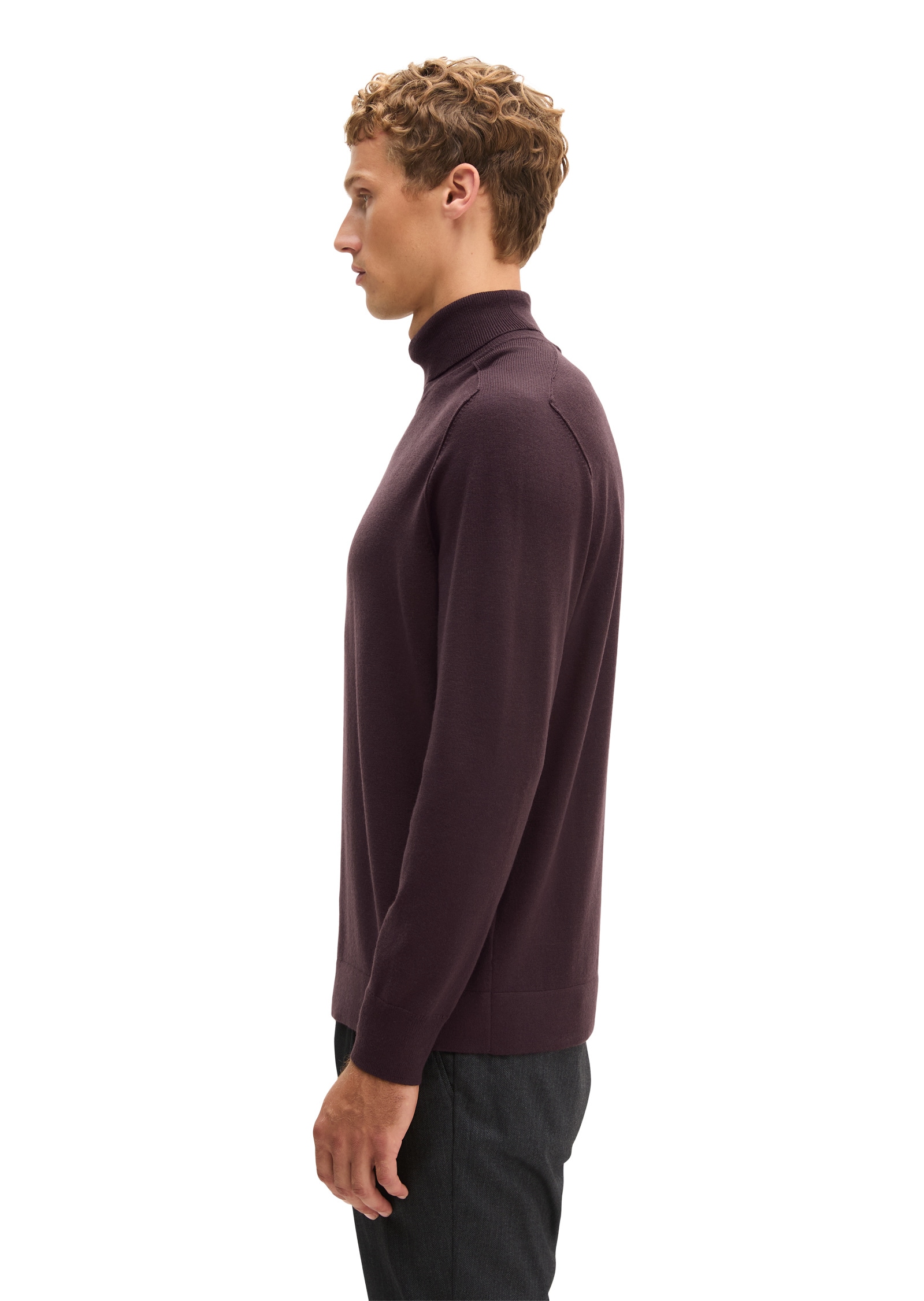 Marc OPolo Rollkragenpullover "aus weicher Merinowolle"