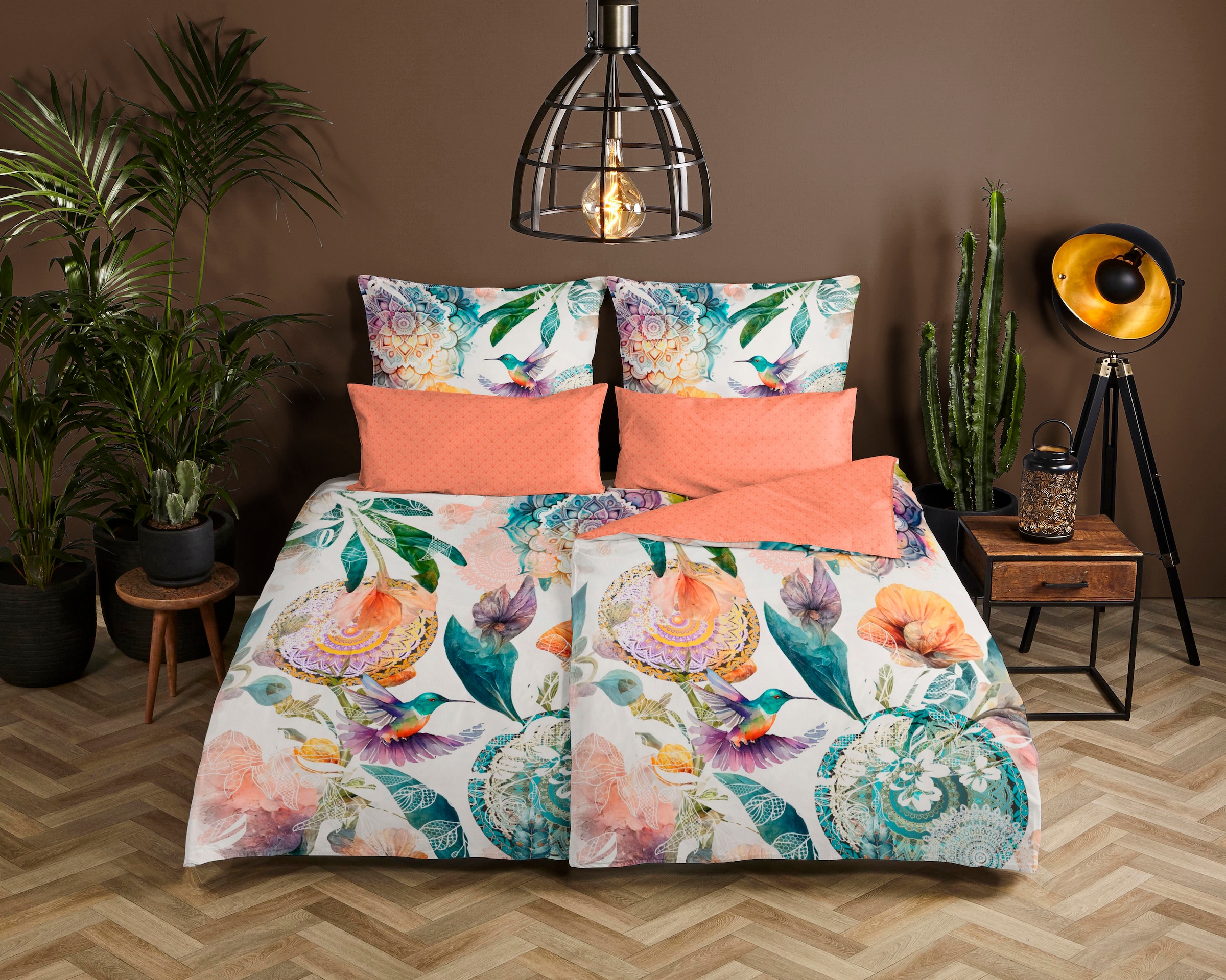 hip Wendebettwäsche "BERNICE" 3 Stk. tlg. Mako-Satin, 135x200, Reißverschlu günstig online kaufen