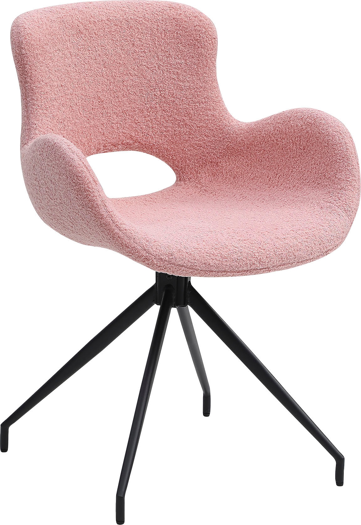 SalesFever Esszimmerstuhl, Struktur (100% 180° bestellen der unter Sitzfläche, BAUR | Cut-Out Polyester), Rücken Drehplatte mit