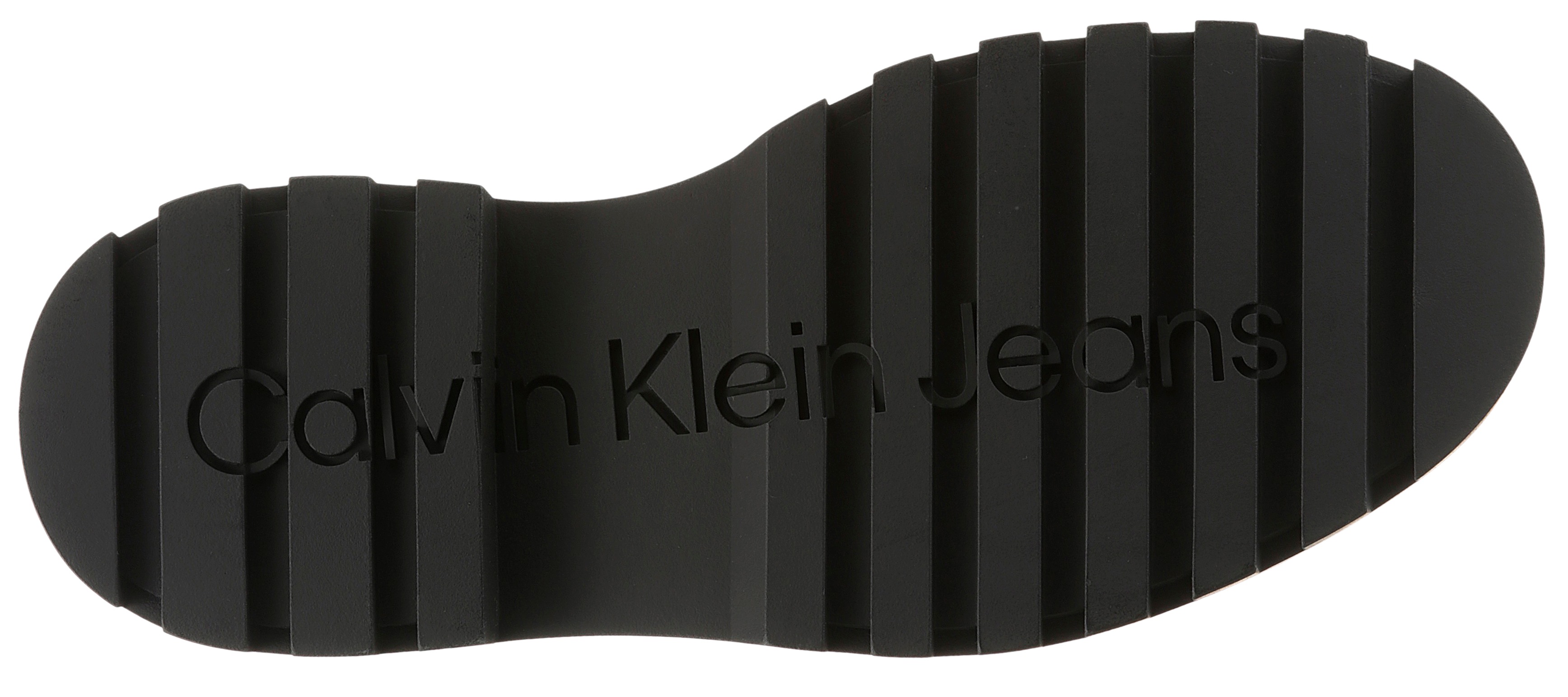 Thumbnail - Calvin Klein Jeans Chelseaboots "LUGGED CHELSEA BOOT HIGH LTH" Stiefelette, Klassik-Boots, Stretcheinsätze, mit Anziehla...