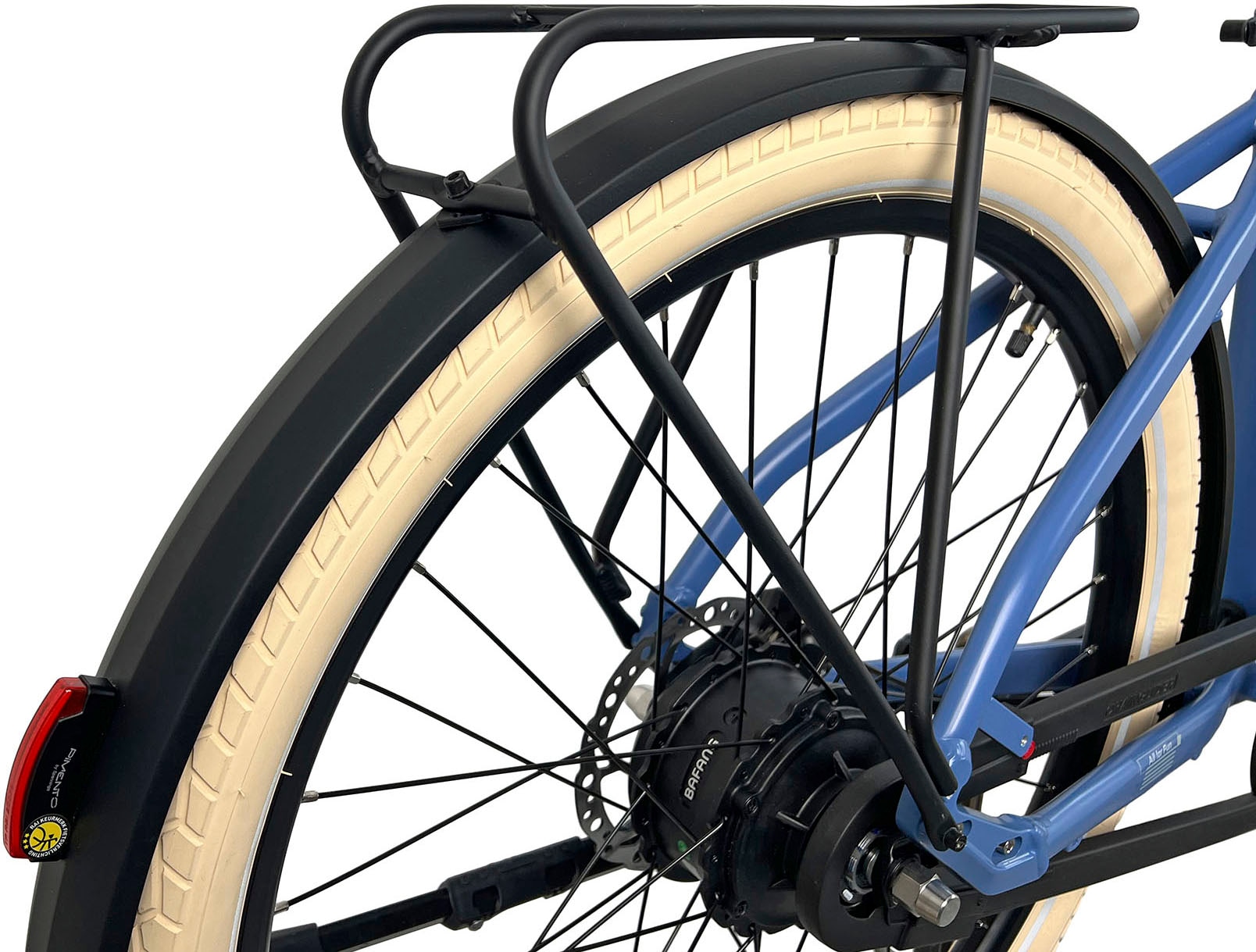 LLobe »CityVenture E-Bike 27,5" Ontario RM, blau« 2 Gang Nabenschaltung Heckmotor 250 W