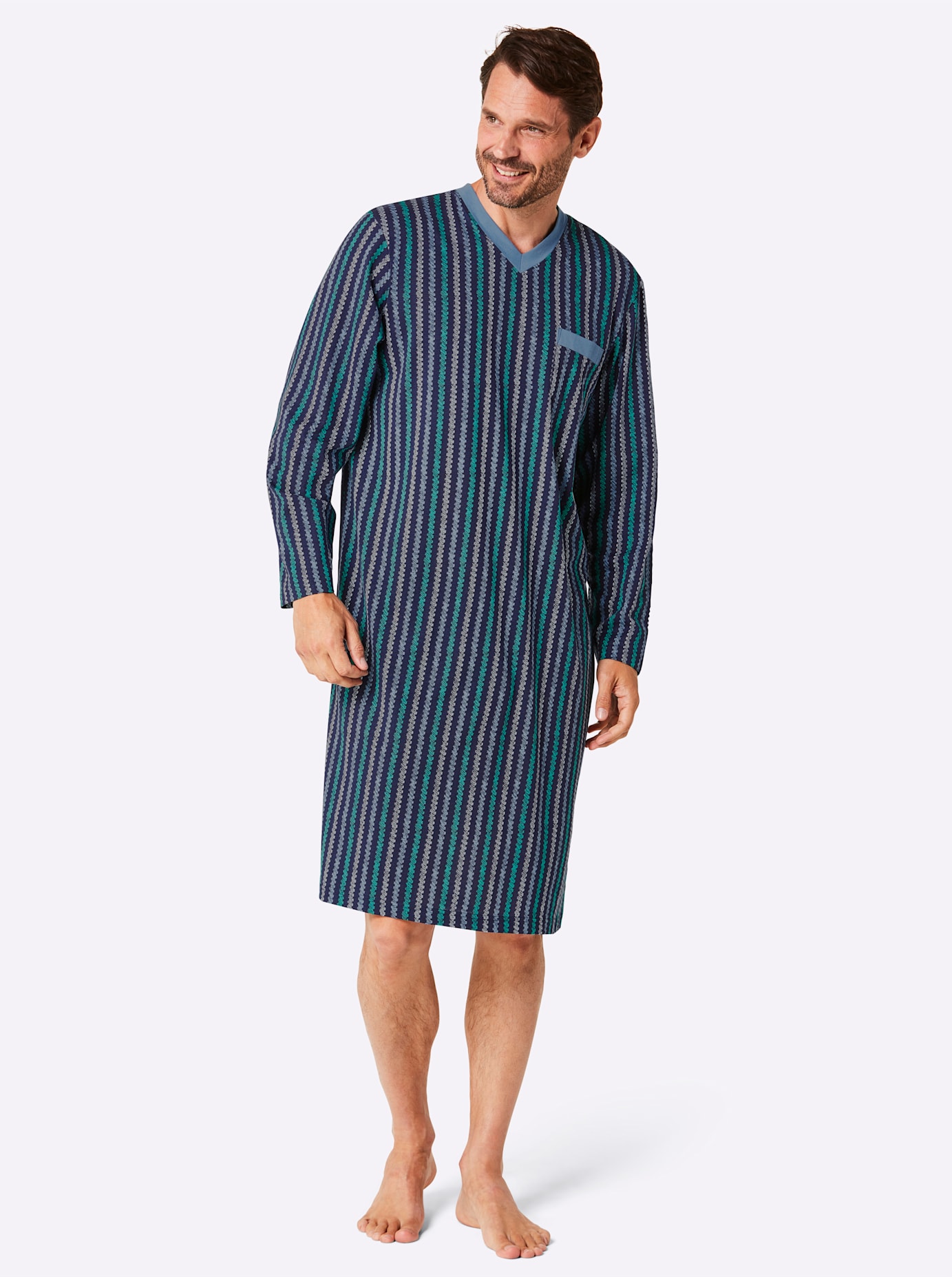 Thumbnail - wäschepur Nachthemd "Nachthemden" Brusttasche