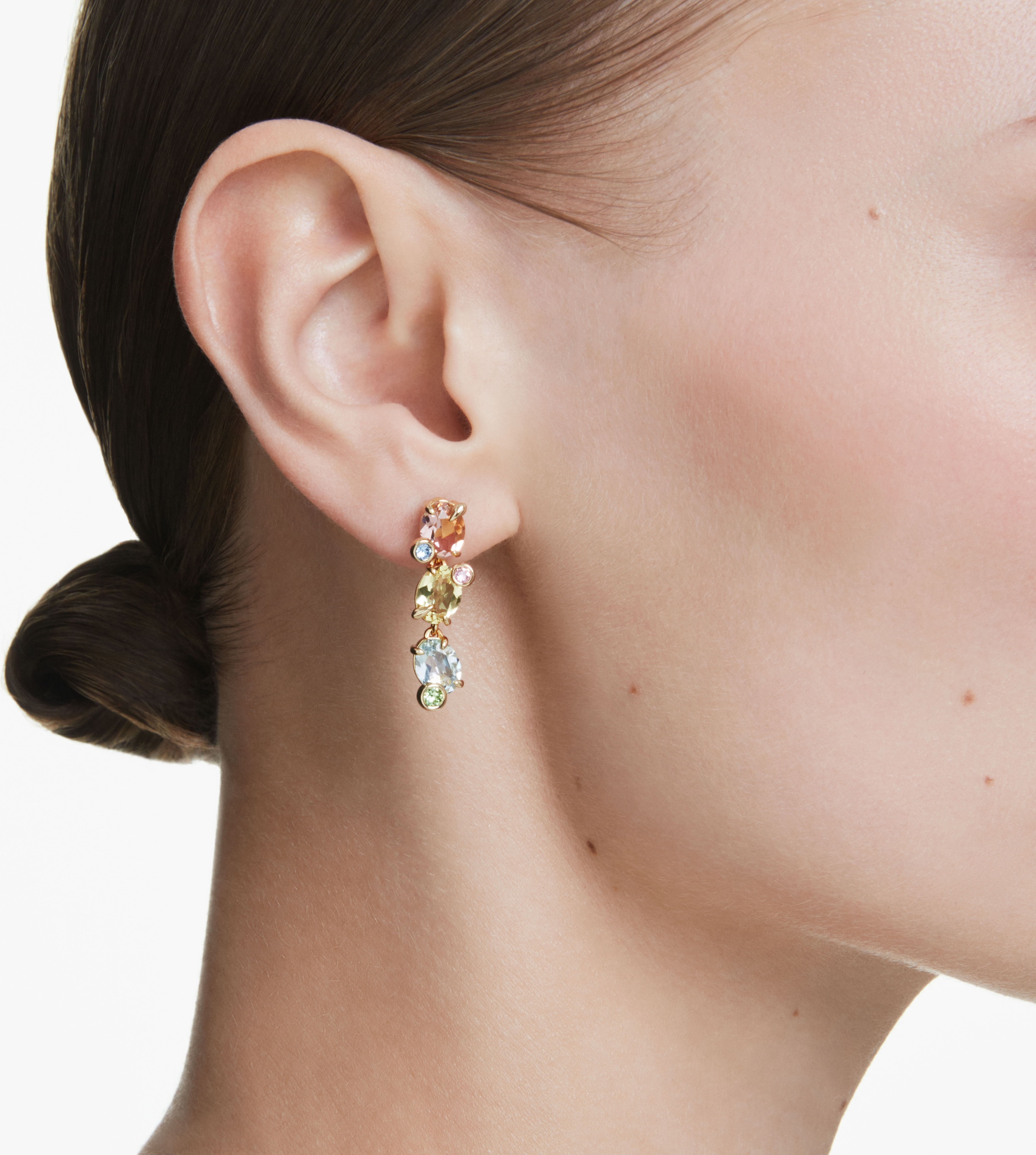 Swarovski Paar Ohrstecker »Schmuck Geschenk Gema Drop-Ohrhänger, 5714815«, mit Swarovski® Kristall