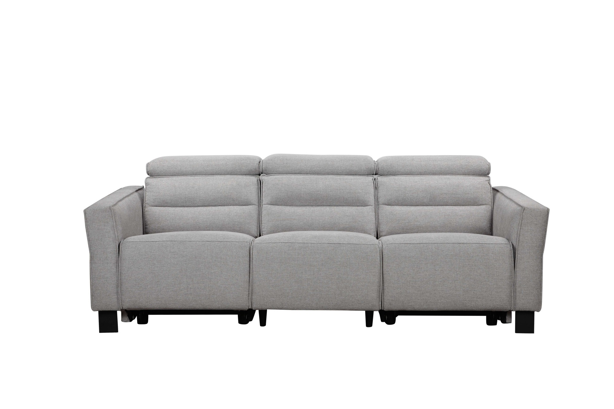 Places of Style 3-Sitzer »Carpari, 224cm, manuelle od. elektrische Relaxfunktion in 2 Sitzen«, mit USB-A/C, Kopfteilverstellung, Echtleder, Kunstleder, Webstoff