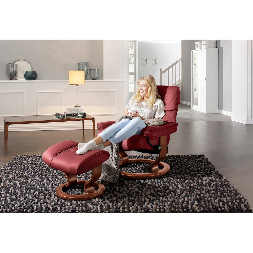 Stressless® Relaxsessel »Ruby«, (Set, Relaxsessel mit Hocker)