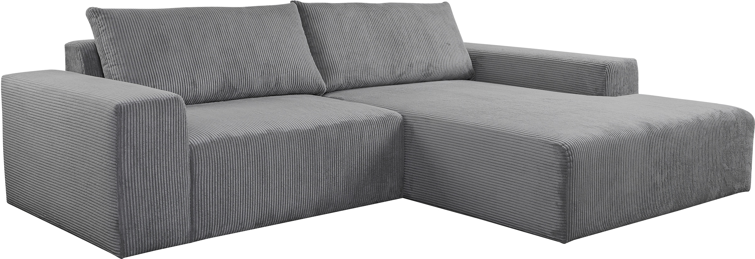 WERK2 Ecksofa »Rio, elegant und bequem, Breite 262cm, L-Form«, Puristisches Design mit maximalem Komfort
